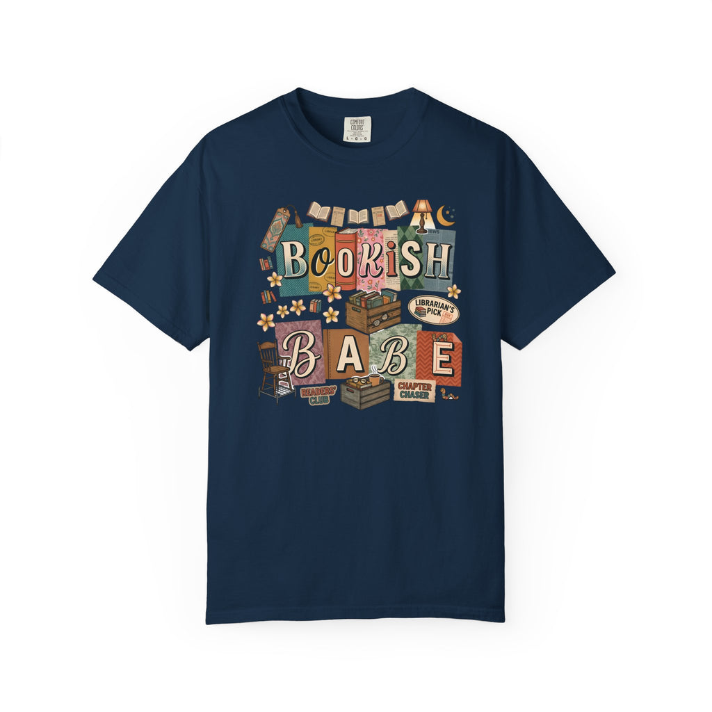 Bookish Babe Reader T-Shirt — Book Lover Tee for Teachers & Avid Readers