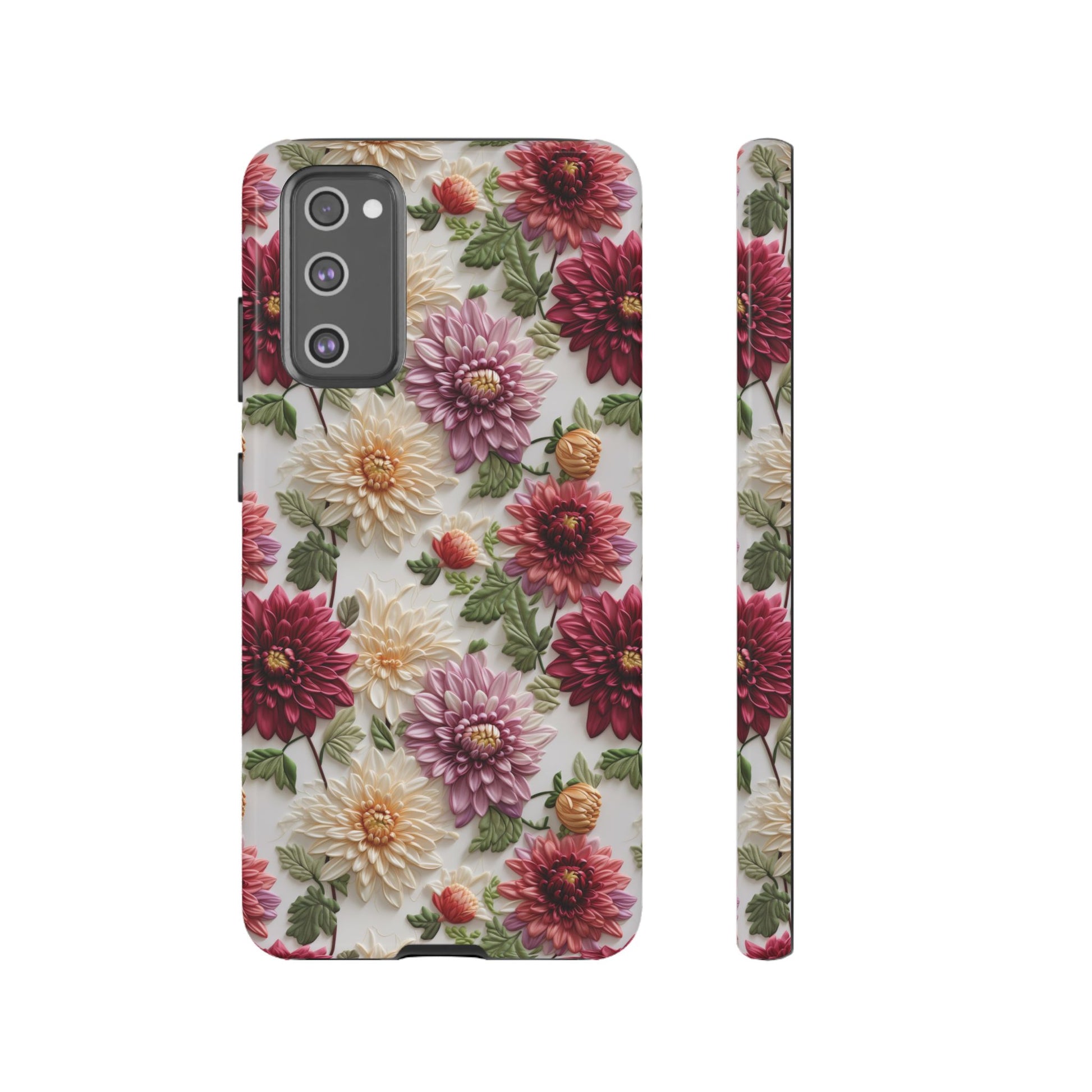 Floral Fall Phone Case for iPhone 16 pro15 14 13 12  21 23 Samsung, and Pixel | Stylish Protective Cover Gift for Her Perfect for Floral Lover