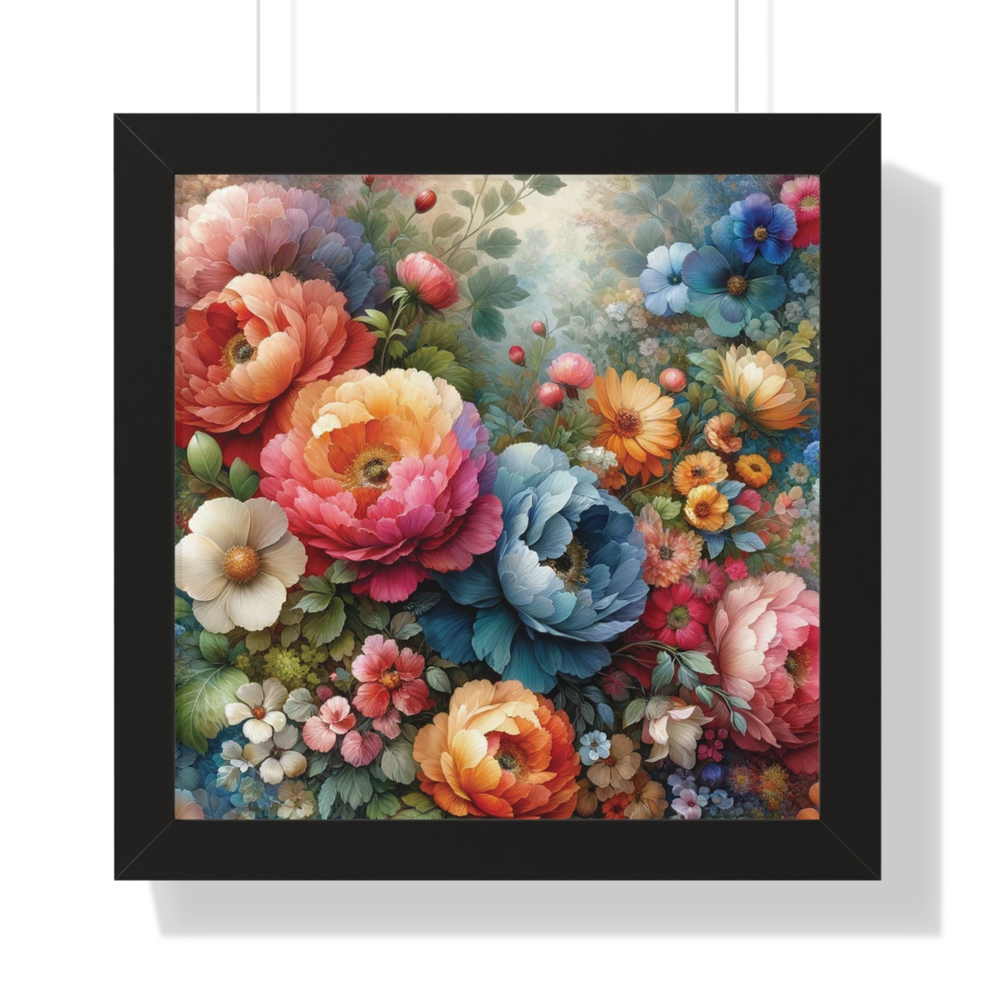 Floral Framed Vertical Poster Elegance in Every Stroke Premium Framed Vertical Posters Oil Art Mastery on Archival Matte Paper, Securely Encased in Black, White, or Walnut Frames with Durable Acrylic Protection Ready to Hang  Timelessly Crafted..