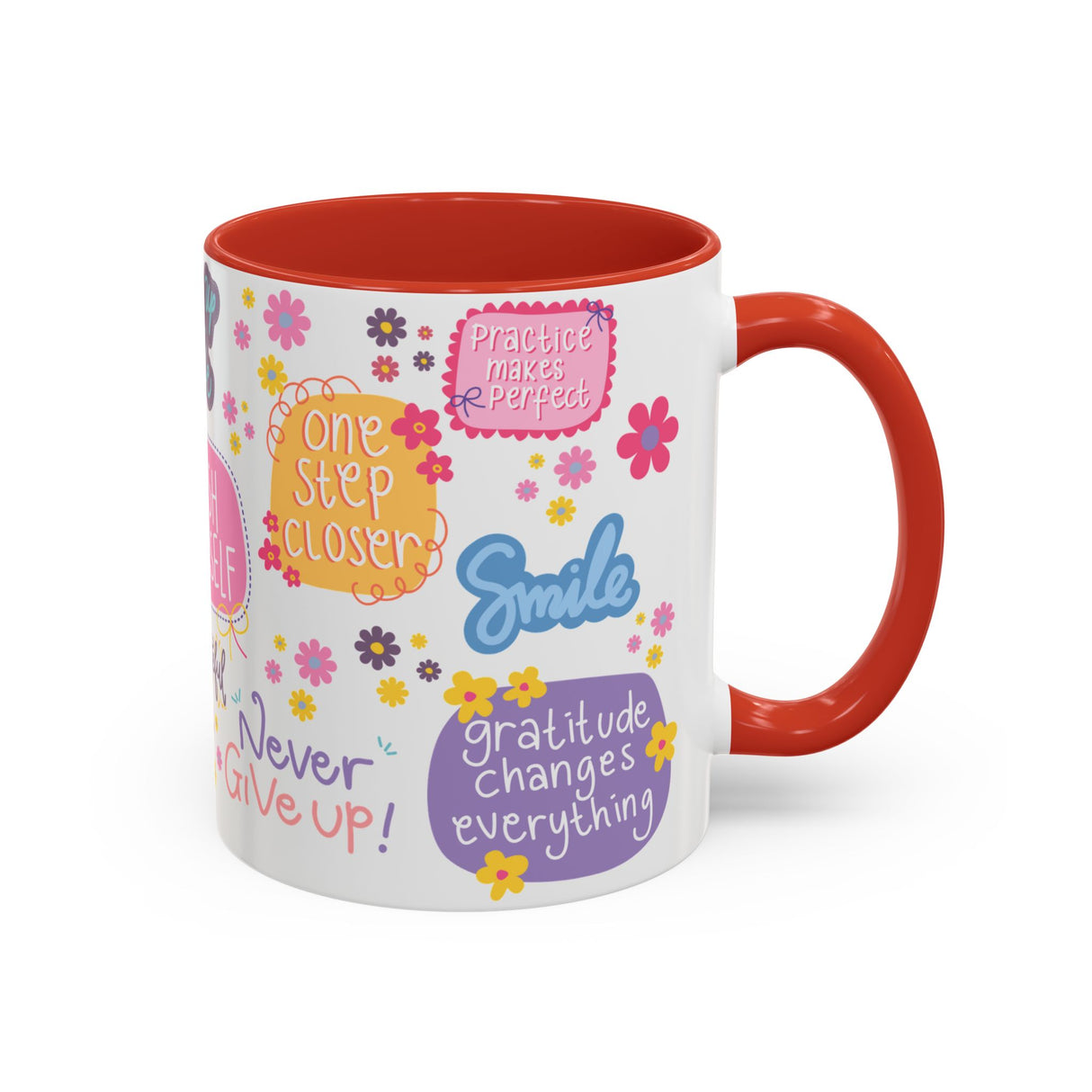 Good Vibes Only Coffee Mug 11 & 15 oz Ceramic Inspirational Cup, Positive Affirmation Gift for Mom, Teacher & Coworker | Morning Motivation Mother's Day, or Cozy Spring Mornings