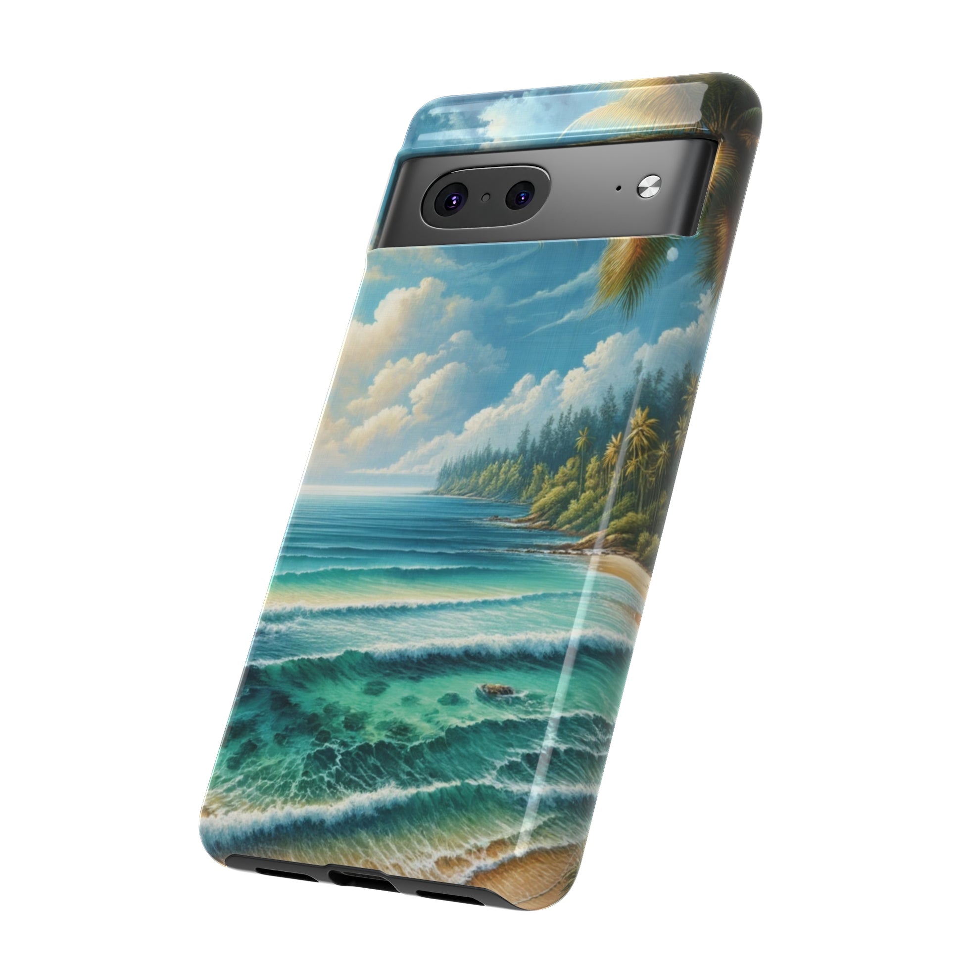 Coastal Serenity Ocean Beach View Protective Phone Case Gift for Her Phone 15, Samsung iPhone Samsung Gift for Her Case iPhone 15, Samsung iPhone Samsung Accessory Gift for Her.