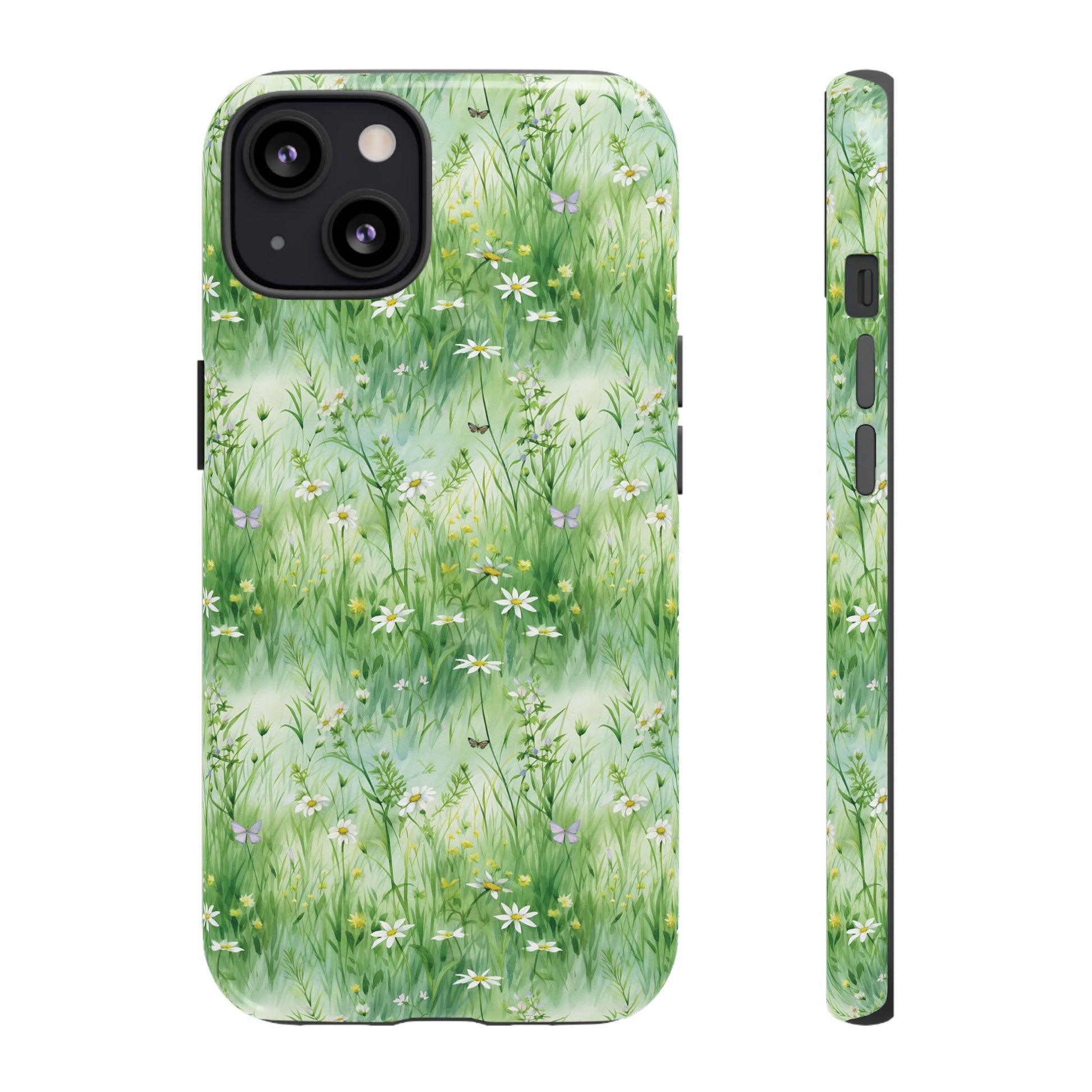 Beautiful Watercolor Grassing Daisy Boho Chic Design Phone Case Protective Cover for All Models Gift for Mom Accessory Gift for Her