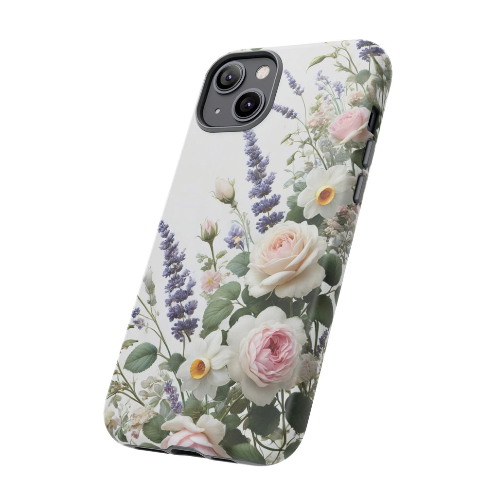 Boho Floral Fall Phone Case for iPhone 17,16  21 23 Samsung, and Pixel | Stylish Protective Cover Gift for Her Perfect for Floral Lover