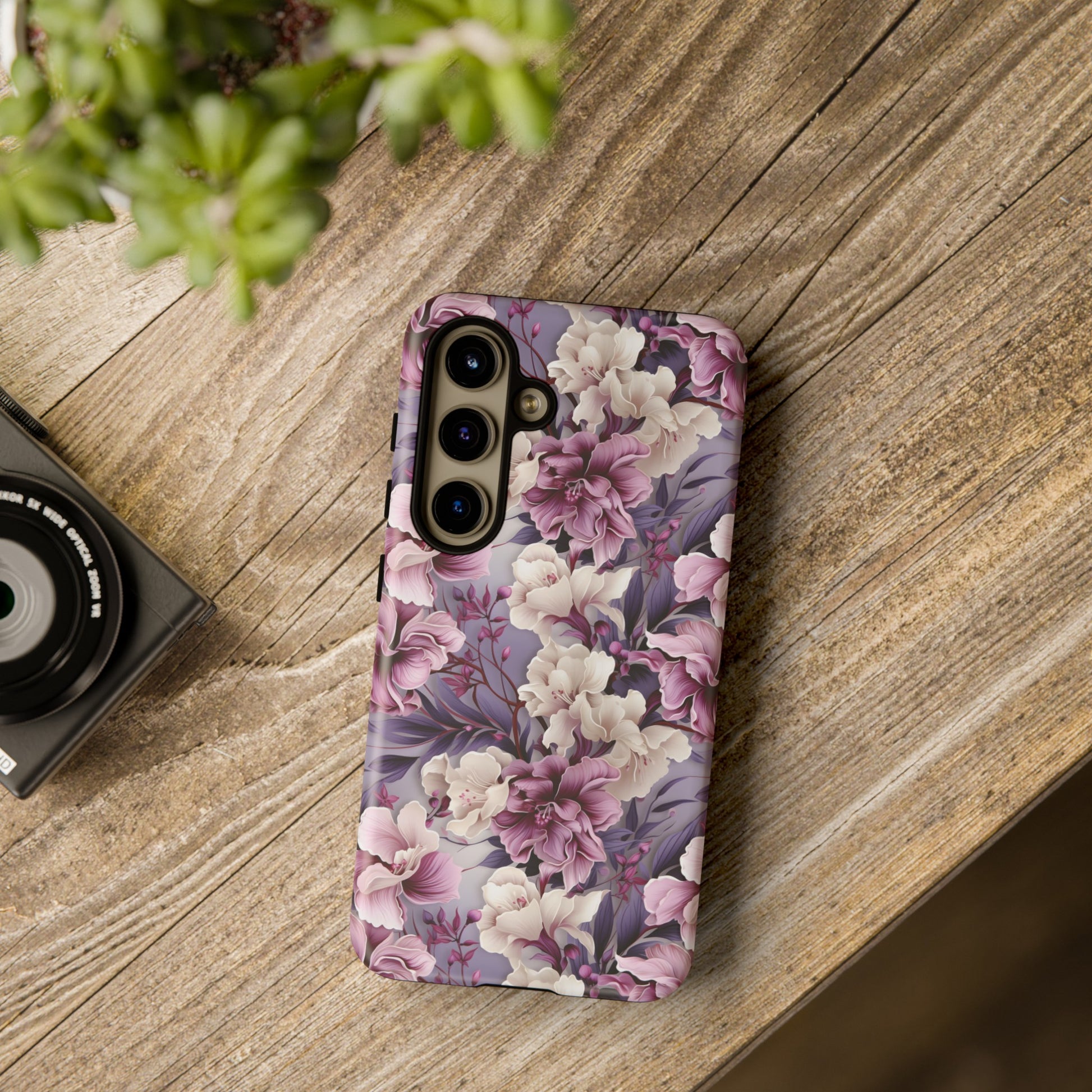 Lavender Flowers Protective Phone Case Gift for Her Phone 15, Samsung iPhone Samsung Gift for Her Case iPhone 15, Samsung