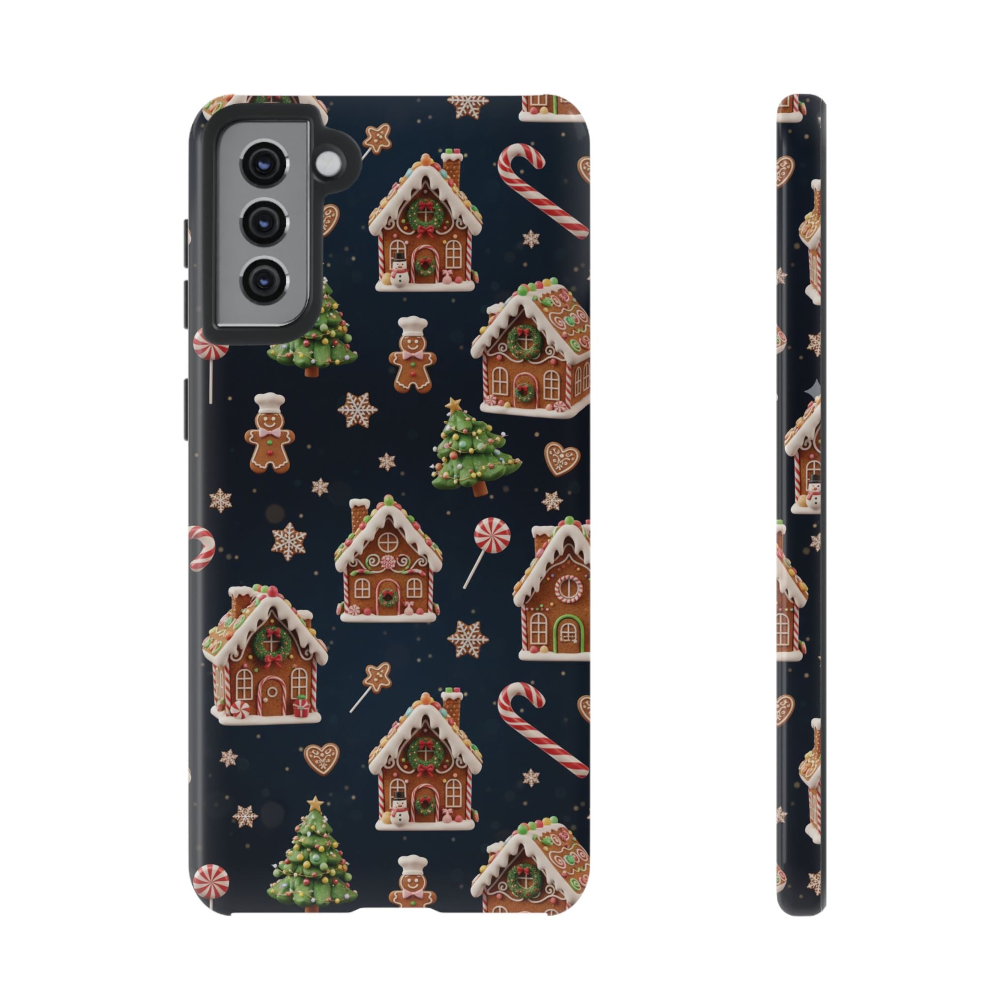 3D Gingerbread House Christmas Phone Case | Premium Holiday Gift Cover for iPhone 17, iPhone, and Samsung Galaxy Gift for Her or Him