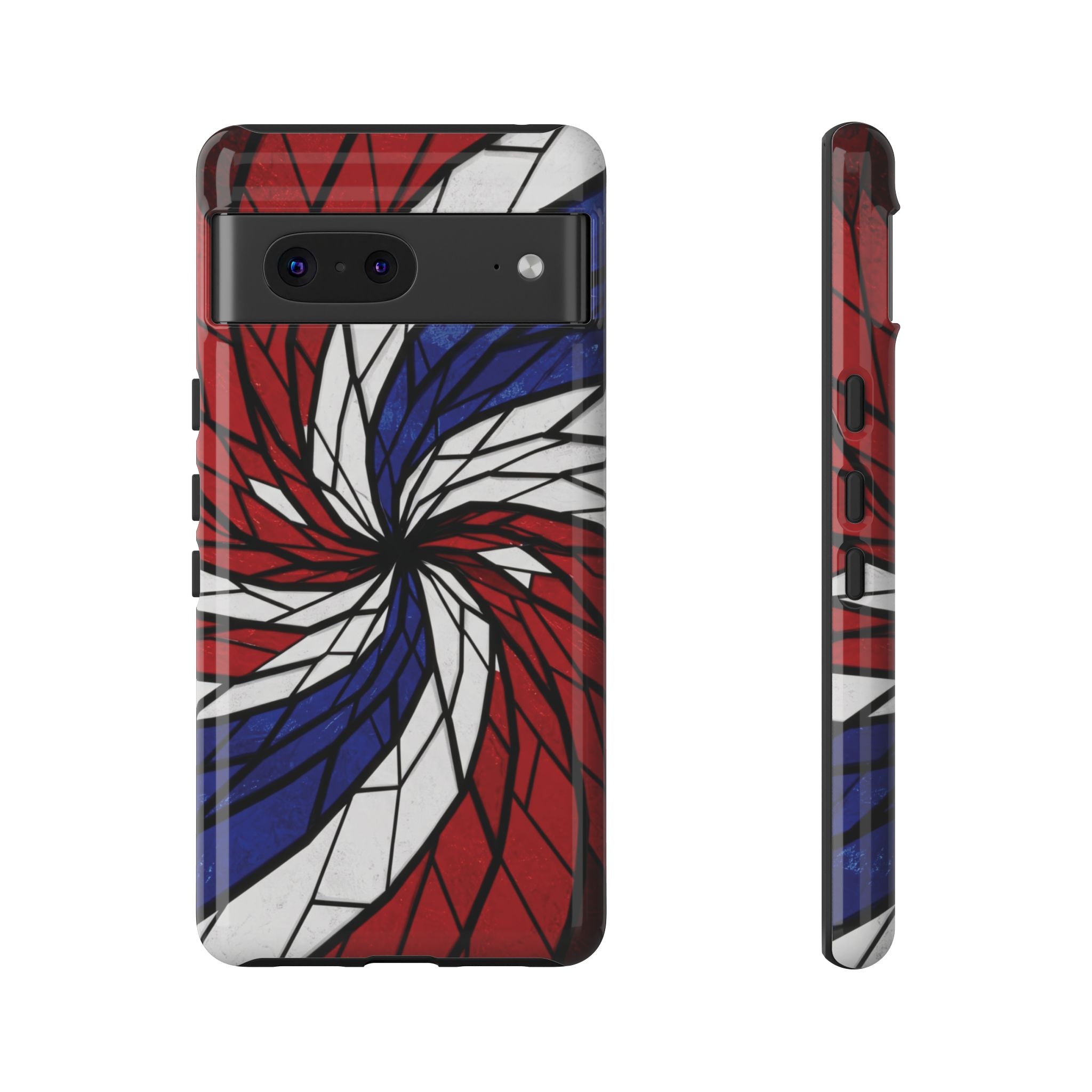 Patriotic Red White & Blue Phone Case – USA Flag Design, Independence Day Gift, Protective Cover for iPhone, Samsung, Pixel