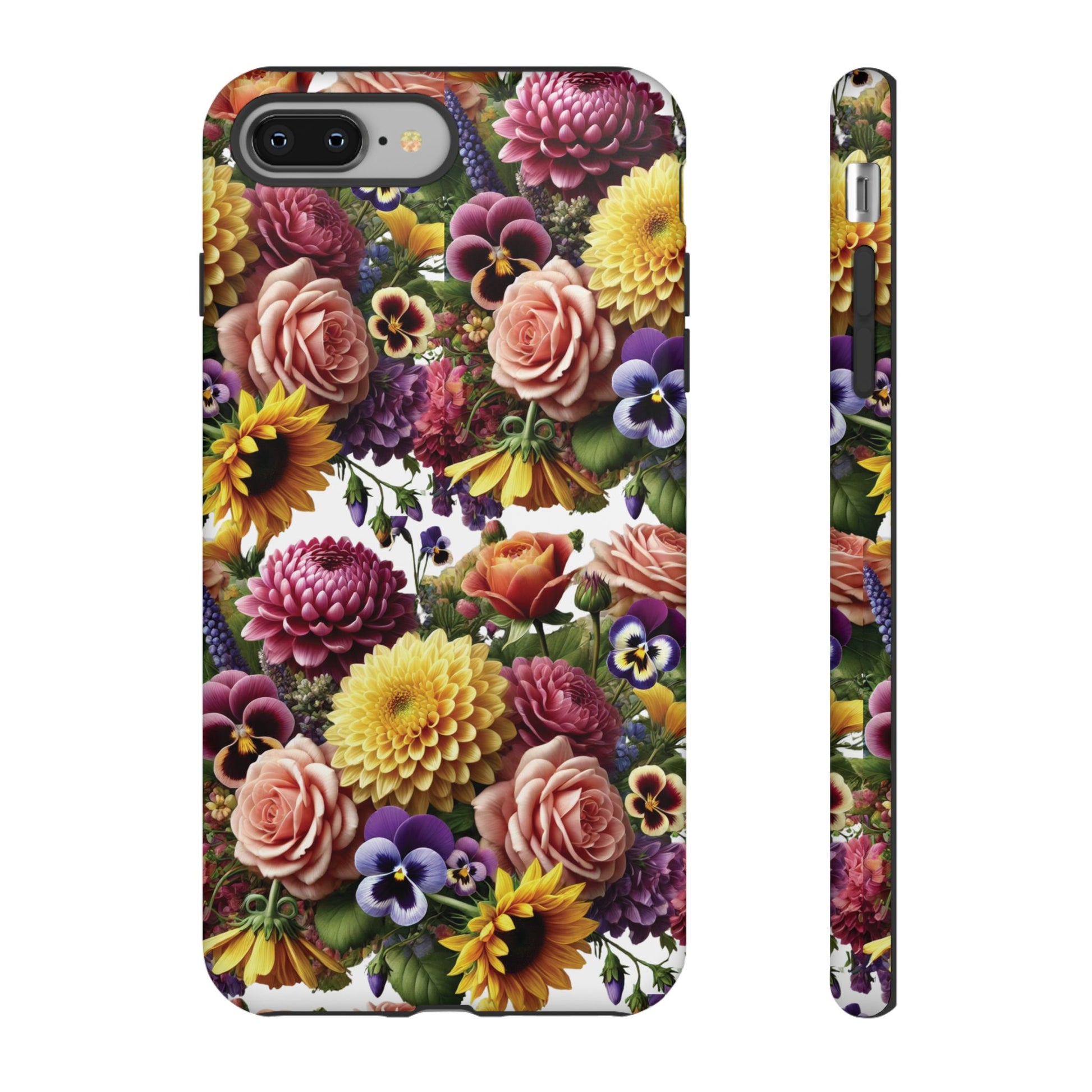 Floral Fall Phone Case for iPhone 16 15 14 13 12  21 23 Samsung, and Pixel | Stylish Protective Cover Gift for Her Perfect for Floral Lover