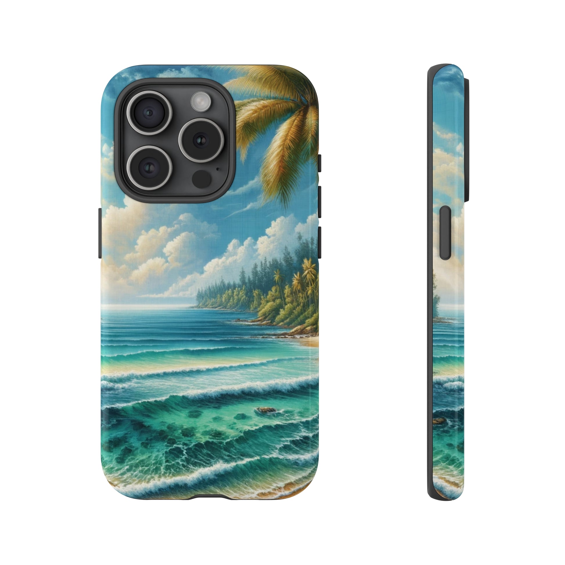 Coastal Serenity Ocean Beach View Protective Phone Case Gift for Her Phone 15, Samsung iPhone Samsung Gift for Her Case iPhone 15, Samsung iPhone Samsung Accessory Gift for Her.