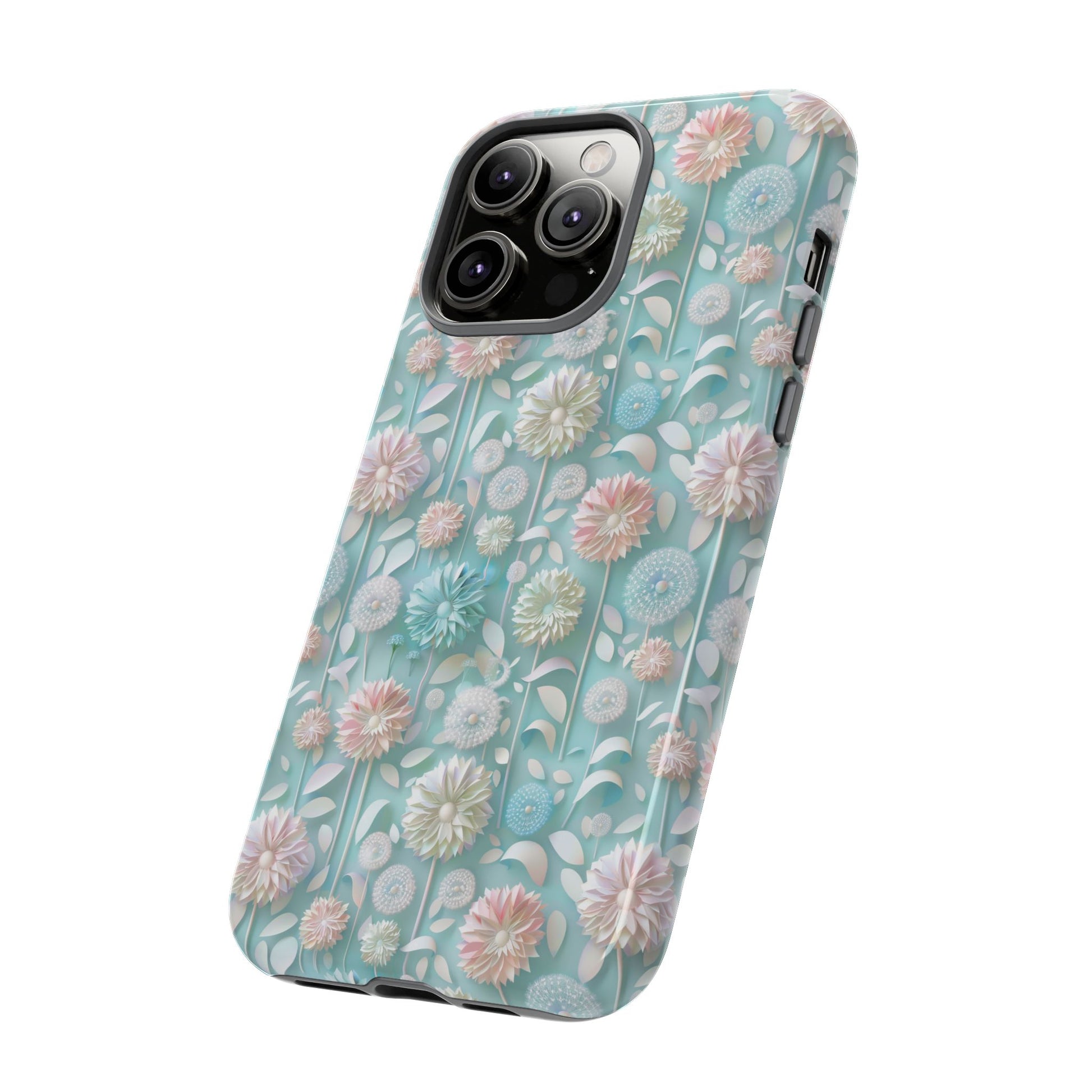 Pastel Floral Phone Case for iPhone & Samsung | Elegant and Slim Design with Shockproof Protection | Durable, Scratch-Resistant, and Lightweight | Stylish Accessory