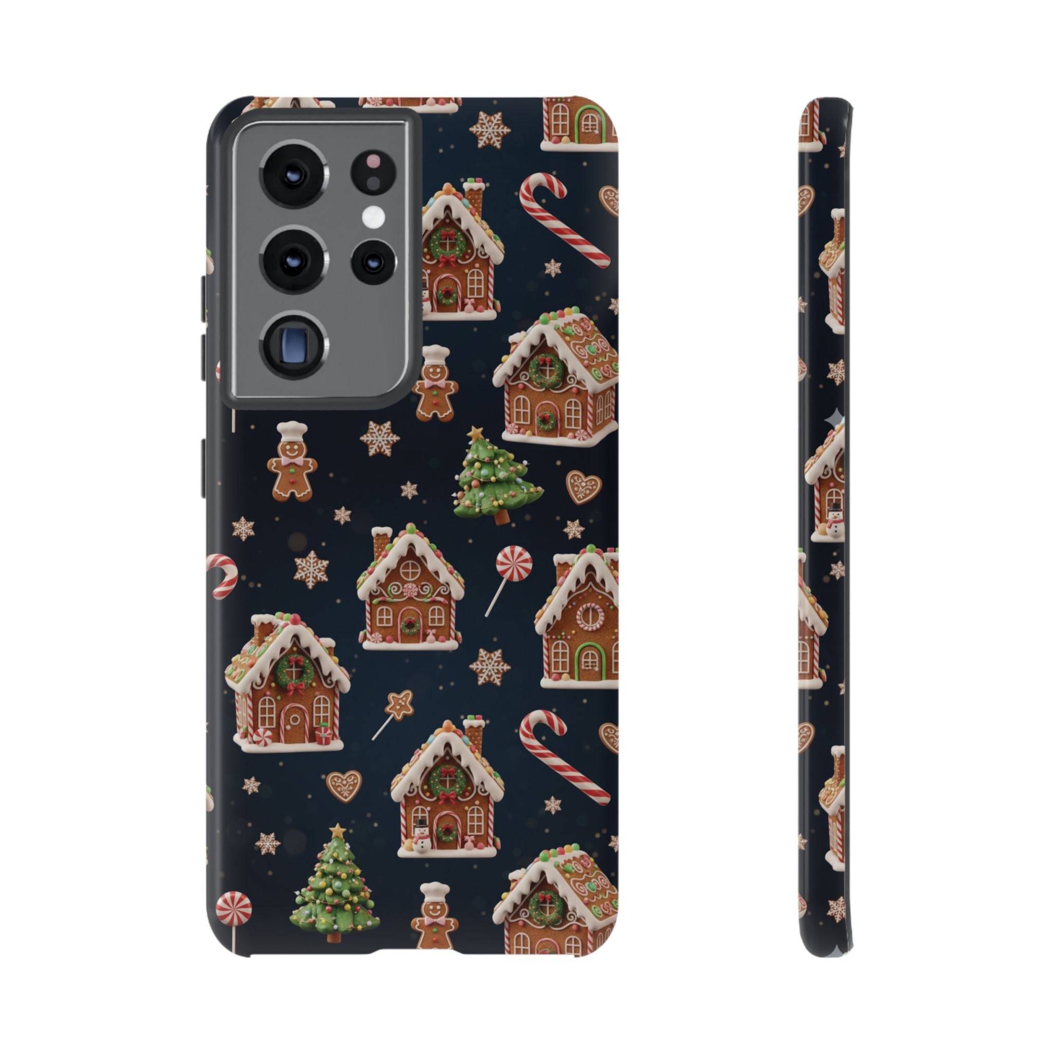 3D Gingerbread House Christmas Phone Case | Premium Holiday Gift Cover for iPhone 17, iPhone, and Samsung Galaxy Gift for Her or Him