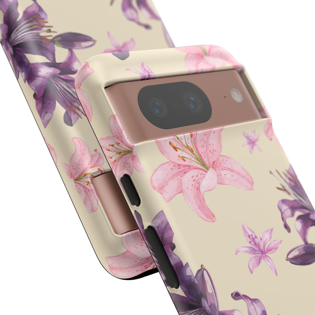 Blooming Tiger Lily Phone Case - Compatible with iPhone, Samsung, and Pixel | Stylish Protective Cover Gift for Her Perfect for Floral Lover