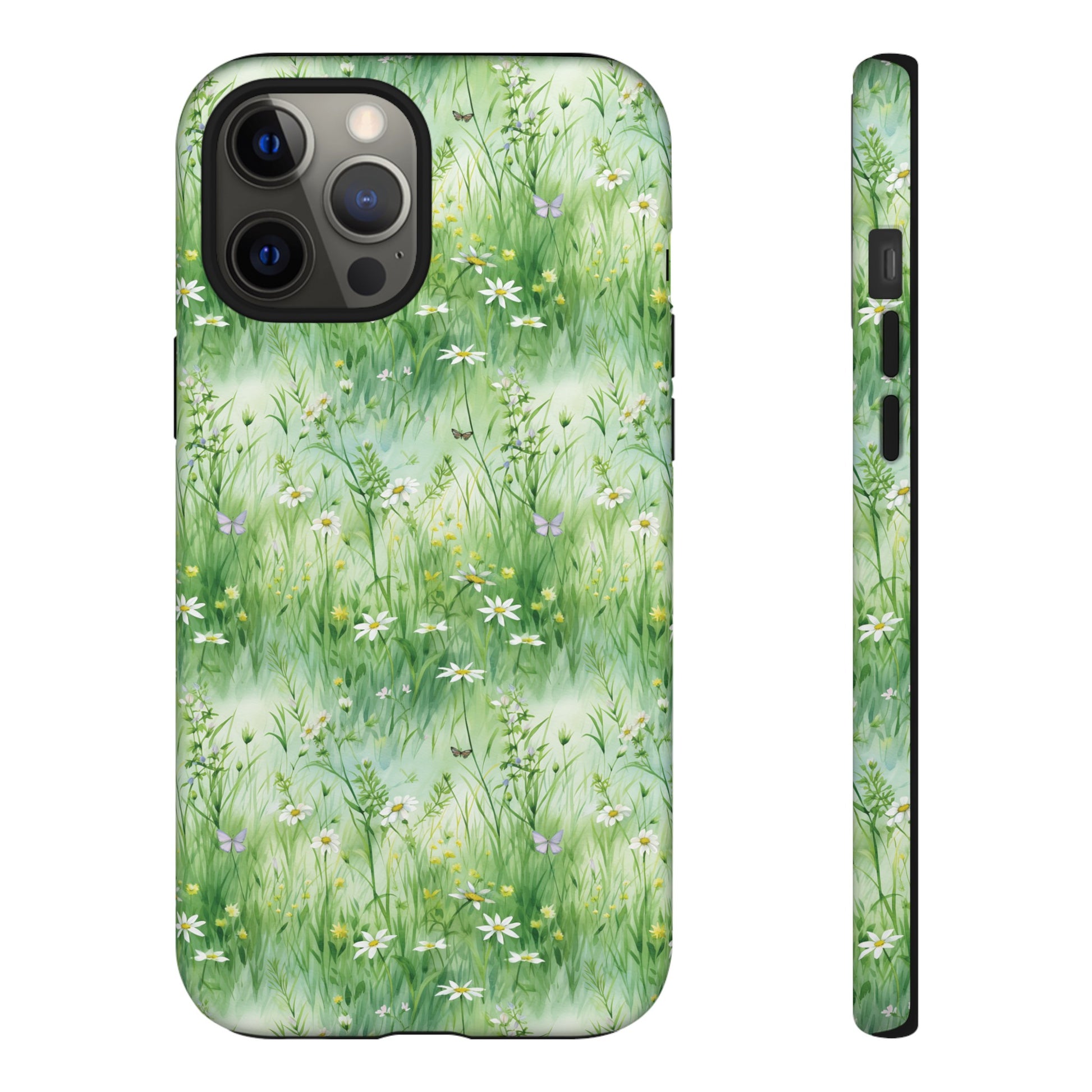Beautiful Watercolor Grassing Daisy Boho Chic Design Phone Case Protective Cover for All Models Gift for Mom Accessory Gift for Her