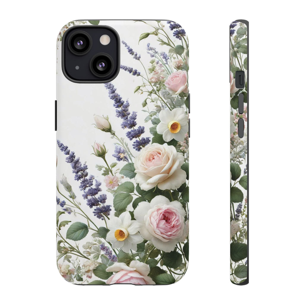 Boho Floral Fall Phone Case for iPhone 17,16  21 23 Samsung, and Pixel | Stylish Protective Cover Gift for Her Perfect for Floral Lover