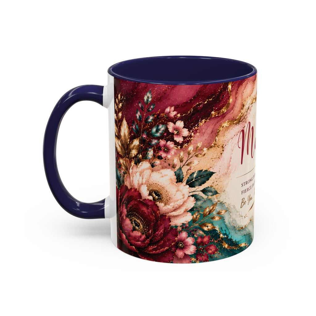 Personalized Name Mug for Women, Inspirational Color Handle Coffee Mug, 11 oz or 15 oz Gift for Her
