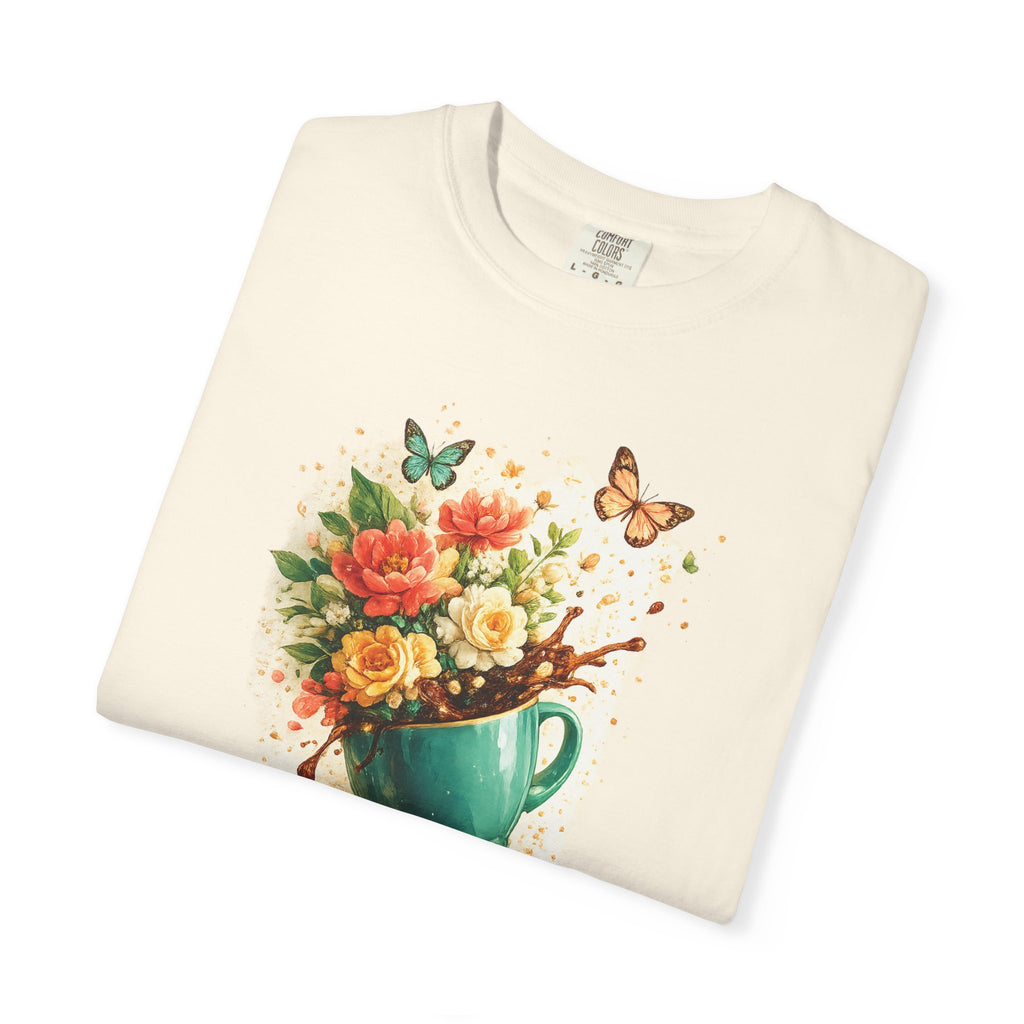 Let Yourself Bloom T-Shirt — Floral Watering Can Graphic Tee