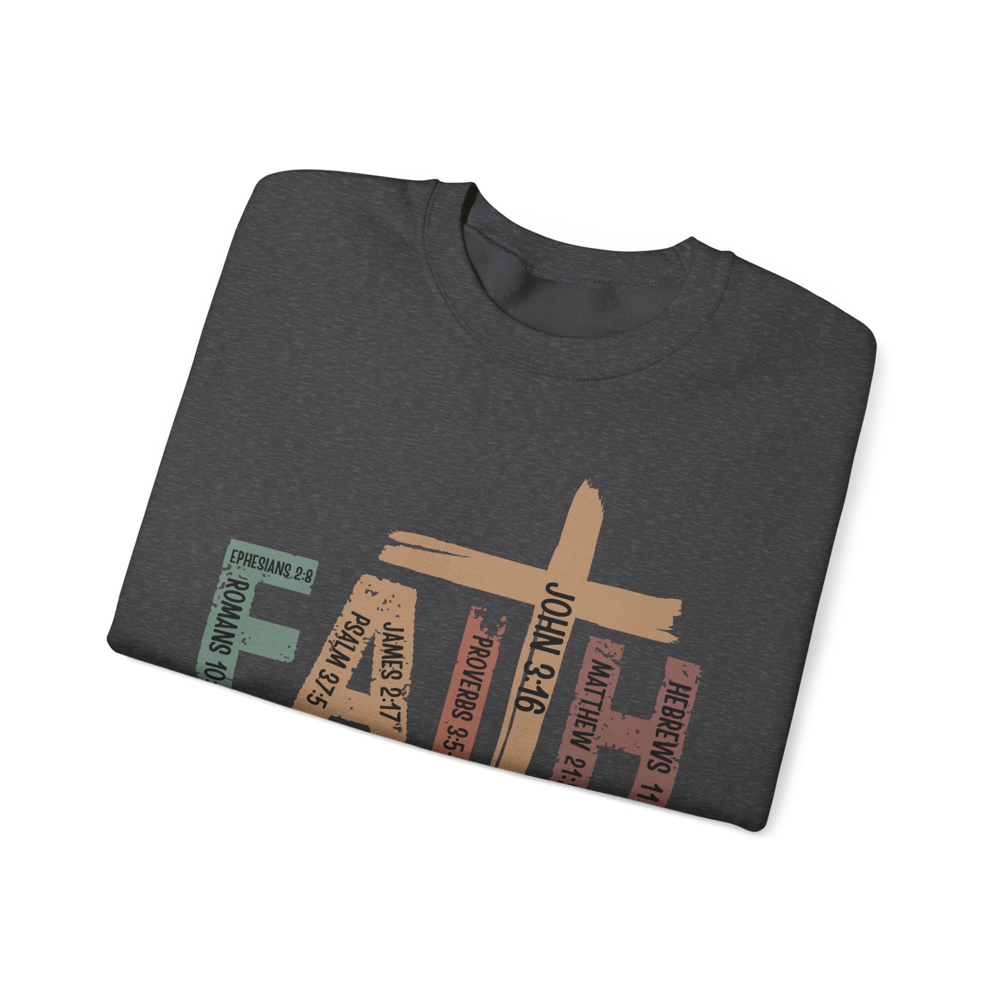Sweat-shirt "Walk by Faith" Vêtements chrétiens confortables, idée cadeau parfaite Cadeau parfait pour les chrétiens