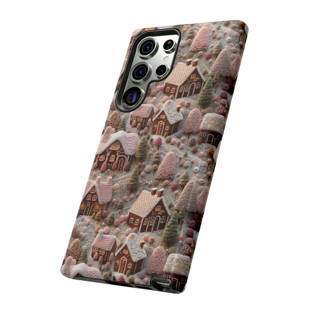 Gingerbread House 3D Phone Case Durable for iPhone Samsung Gift iPhone 15, 14, 13 Samsung Pixel Gift for Mom Accessory Gift for Her