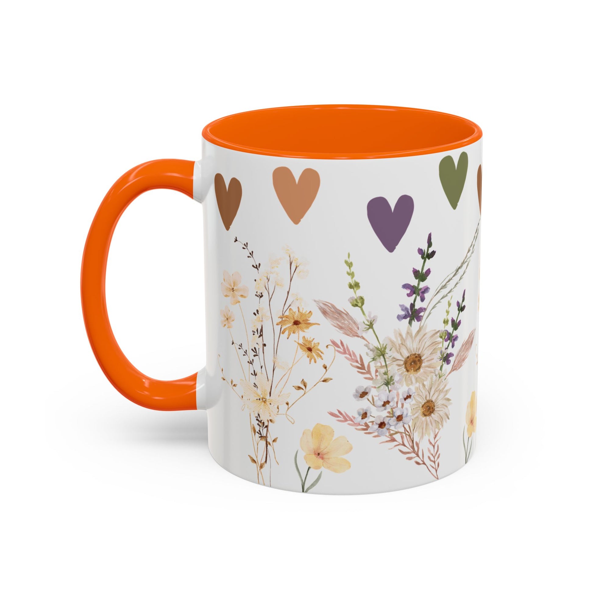 Wildflower Ceramic Mug Elegant Gift for Coffee or Tea Lovers Perfect for Mothers Day Birthdays and Adding Charm to Any Kitchen Gift