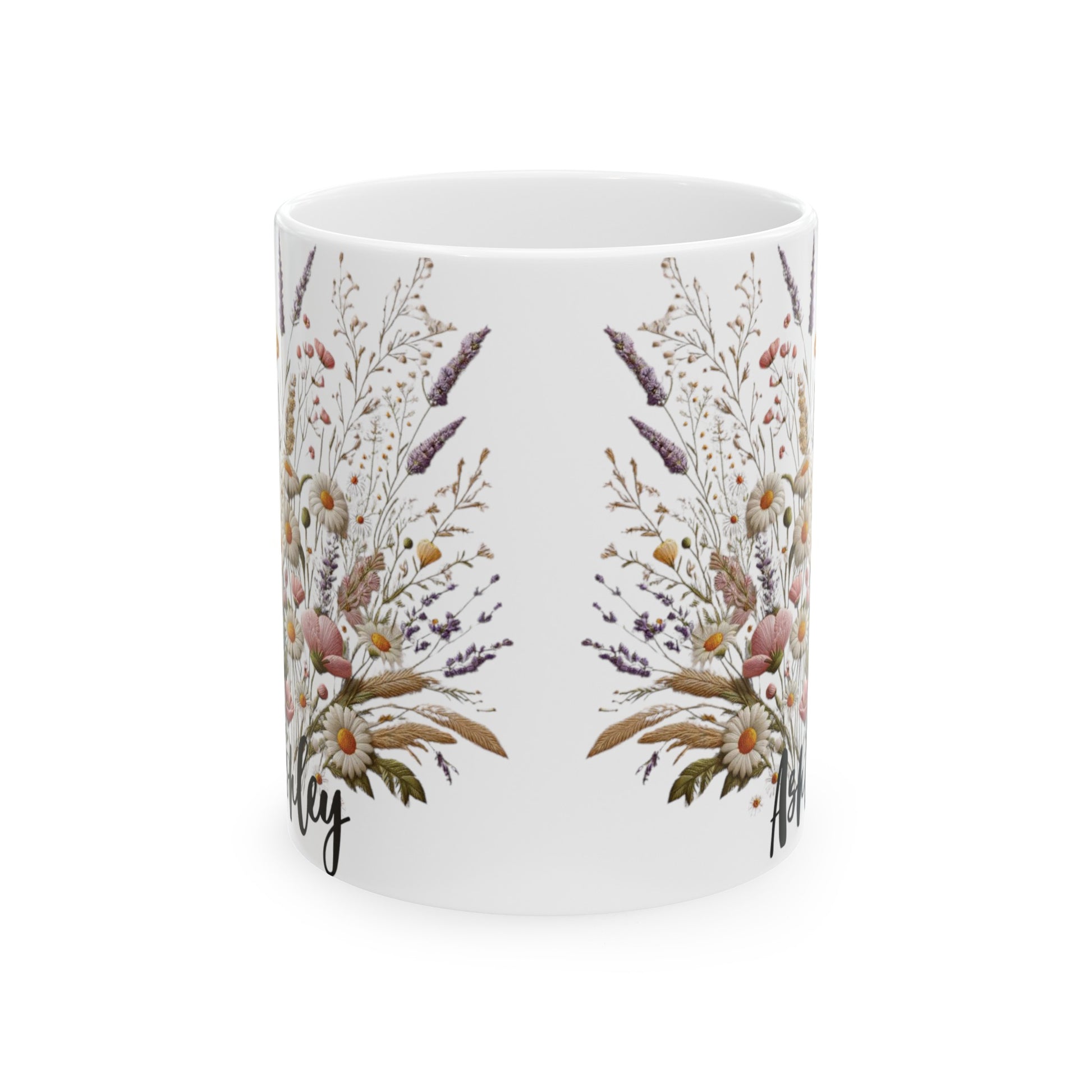 Personalized Boho Wildflower Best Coffee Mug | Custom Name Mug | Floral Design | Custom Gift for Her | Birthday Gift | Wedding Wildflowers Custom Mug | Available in 11 oz and 15 oz Available in 11 oz & 15 oz Ideal Gift for Cozy Coffee Moments - MRSBYVALLE