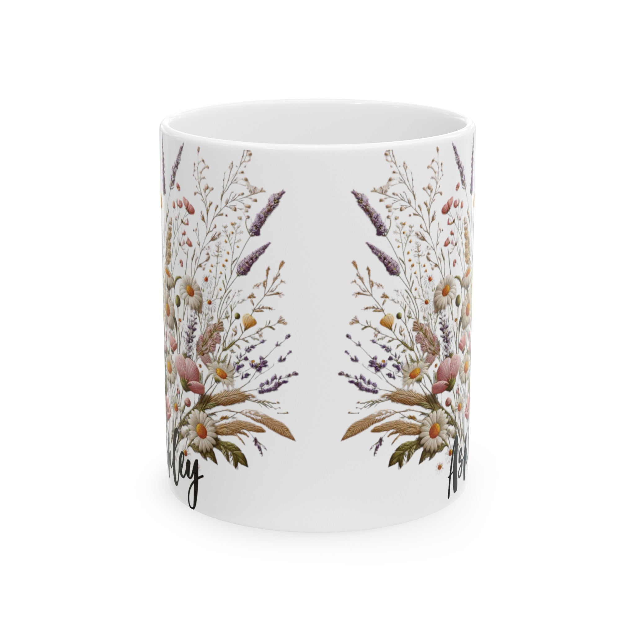 Personalized Boho Wildflower Best Coffee Mug | Custom Name Mug | Floral Design | Custom Gift for Her | Birthday Gift | Wedding Wildflowers Custom Mug | Available in 11 oz and 15 oz Available in 11 oz & 15 oz Ideal Gift for Cozy Coffee Moments - MRSBYVALLE
