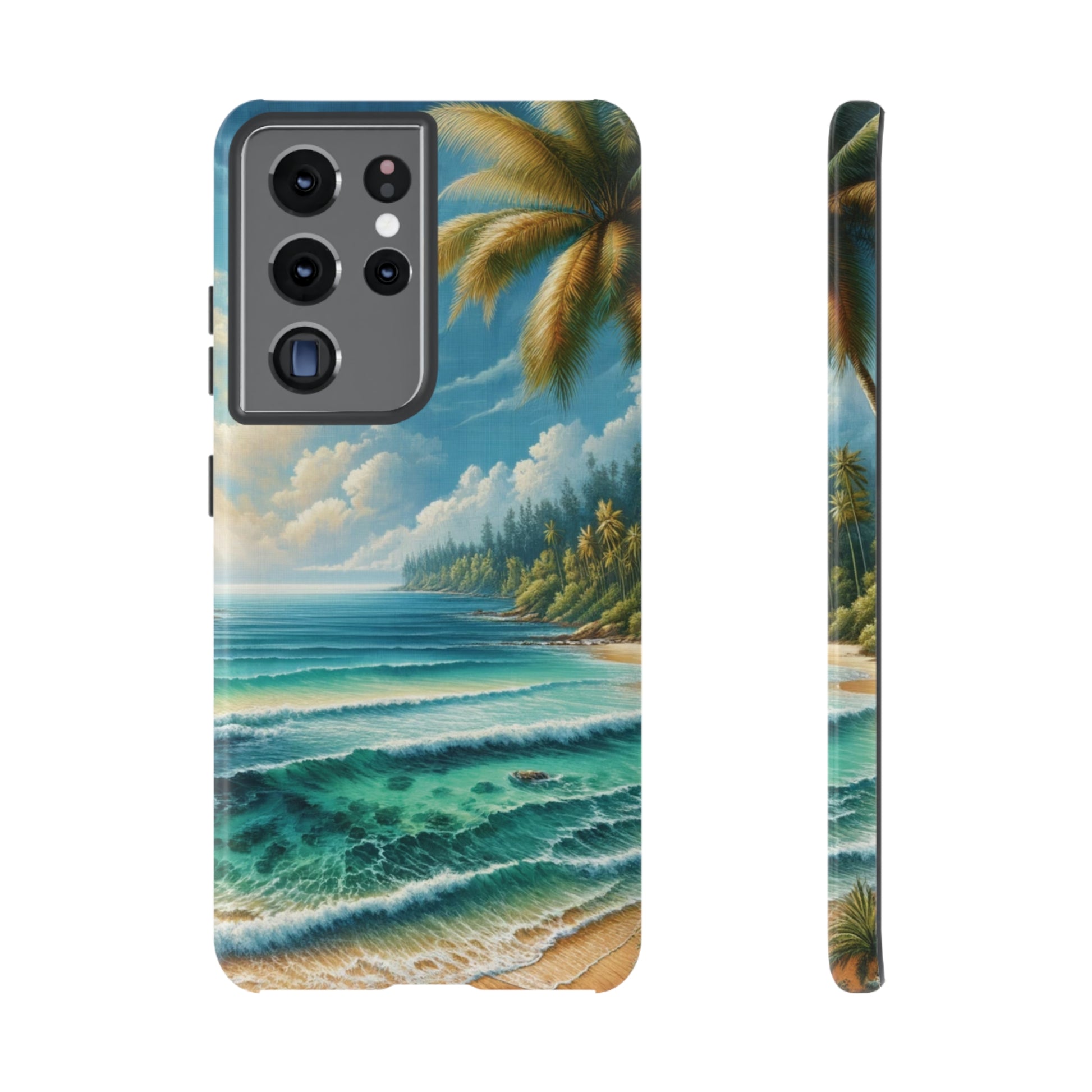 Coastal Serenity Ocean Beach View Protective Phone Case Gift for Her Phone 15, Samsung iPhone Samsung Gift for Her Case iPhone 15, Samsung iPhone Samsung Accessory Gift for Her.