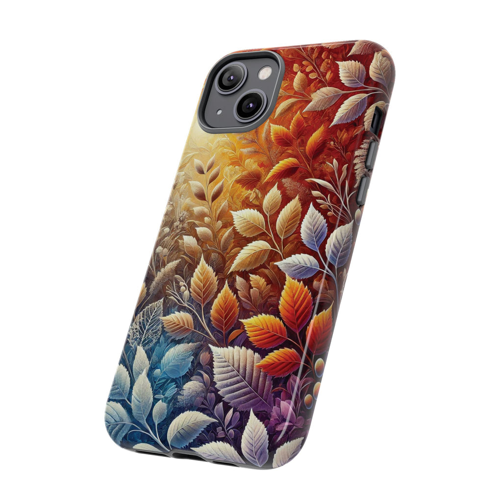 Beautiful Colorful Leaves Phone Case Vibrant Autumn Design for iPhone & Samsung, Durable Protection with Eye Catching Style, Perfect for Nature Lovers & Seasonal Charm Gift for Her