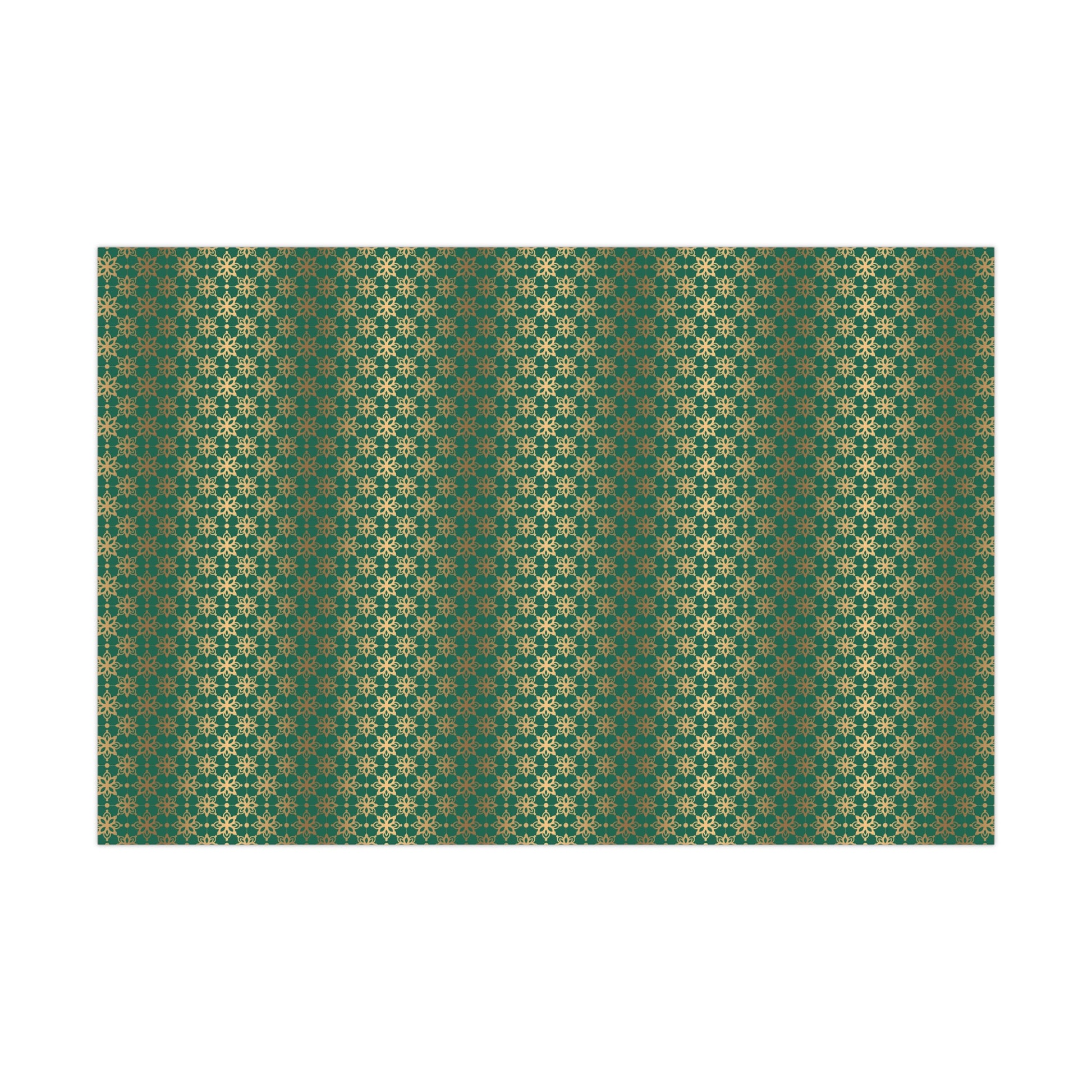 Elegant Luxuries Emerald Green Wrapping Paper with Gold Accents Perfect for Christmas Gifts, Weddings, & Special Occasions – Premium Quality Gift Wrap for Luxurious Presentation - MRSBYVALLE