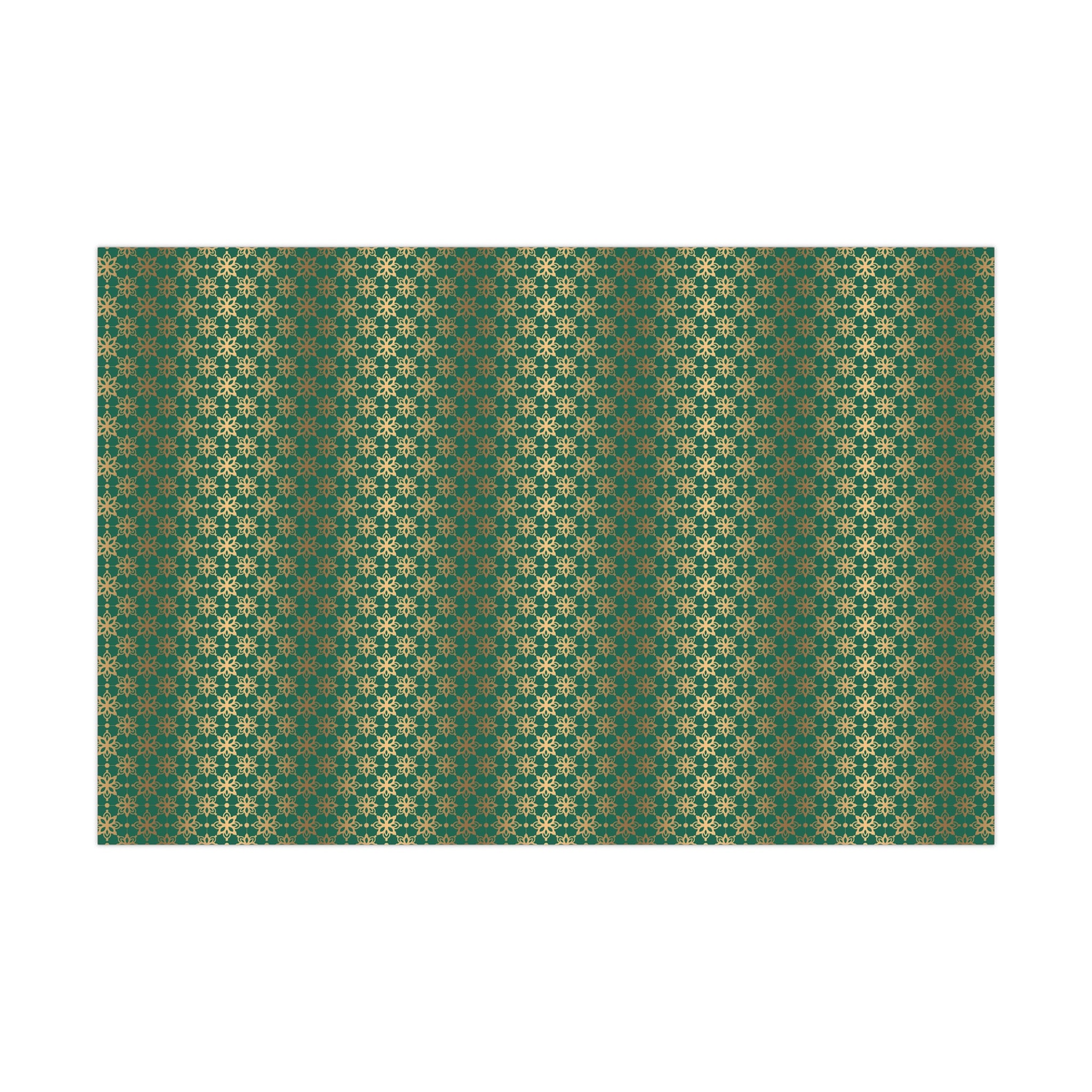 Elegant Luxuries Emerald Green Wrapping Paper with Gold Accents Perfect for Christmas Gifts, Weddings, & Special Occasions – Premium Quality Gift Wrap for Luxurious Presentation - MRSBYVALLE