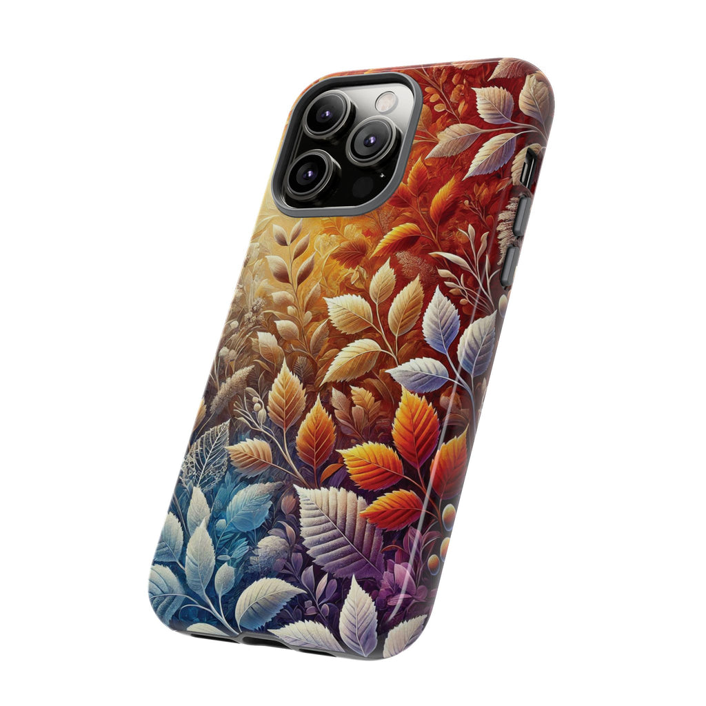 Beautiful Colorful Leaves Phone Case Vibrant Autumn Design for iPhone & Samsung, Durable Protection with Eye Catching Style, Perfect for Nature Lovers & Seasonal Charm Gift for Her