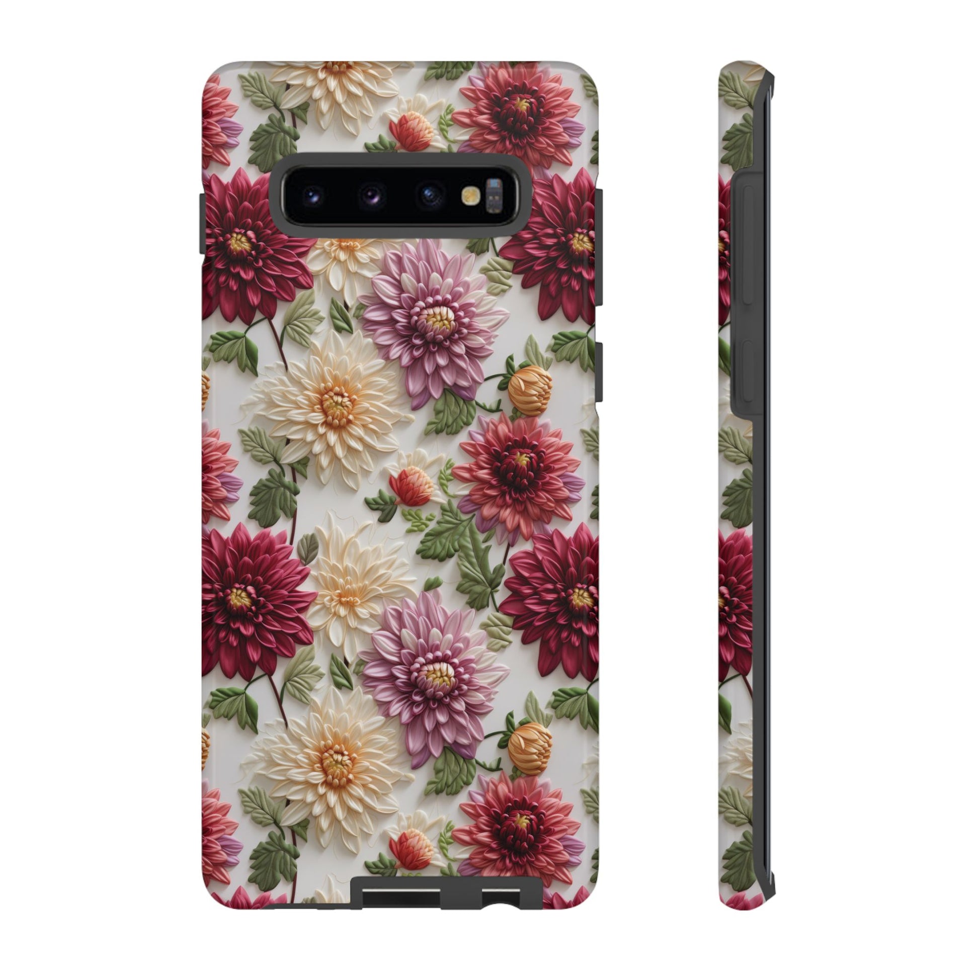 Floral Fall Phone Case for iPhone 16 pro15 14 13 12  21 23 Samsung, and Pixel | Stylish Protective Cover Gift for Her Perfect for Floral Lover - MRSBYVALLE