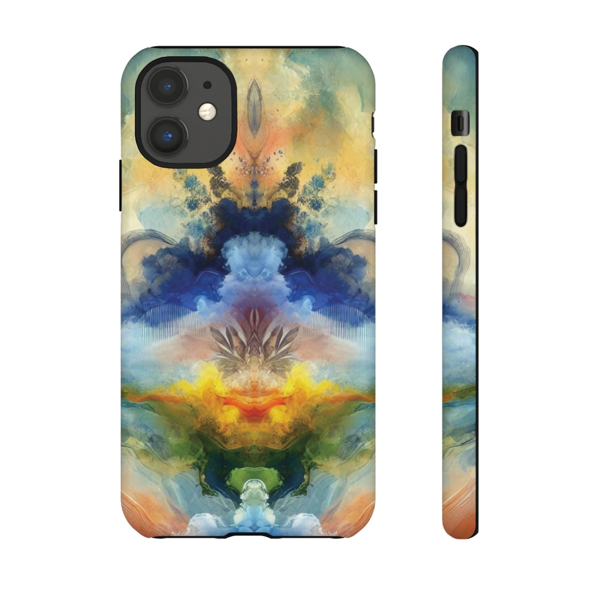 Modern Watercolor Abstract Phone Case Compatible with iPhone, Samsung & More - Stylish, Durable Protection with Vibrant Artistic Design Perfect Gift for Her