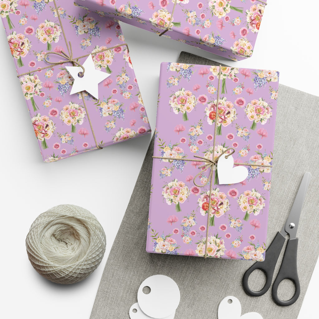 Lavendar Floral Bouquets for Weddings, Birthdays, and All Occasions | Premium Fresh Flowers Gift Wrap | Perfect Gift for Every Celebration | Mother's Day Gift for Her - MRSBYVALLE