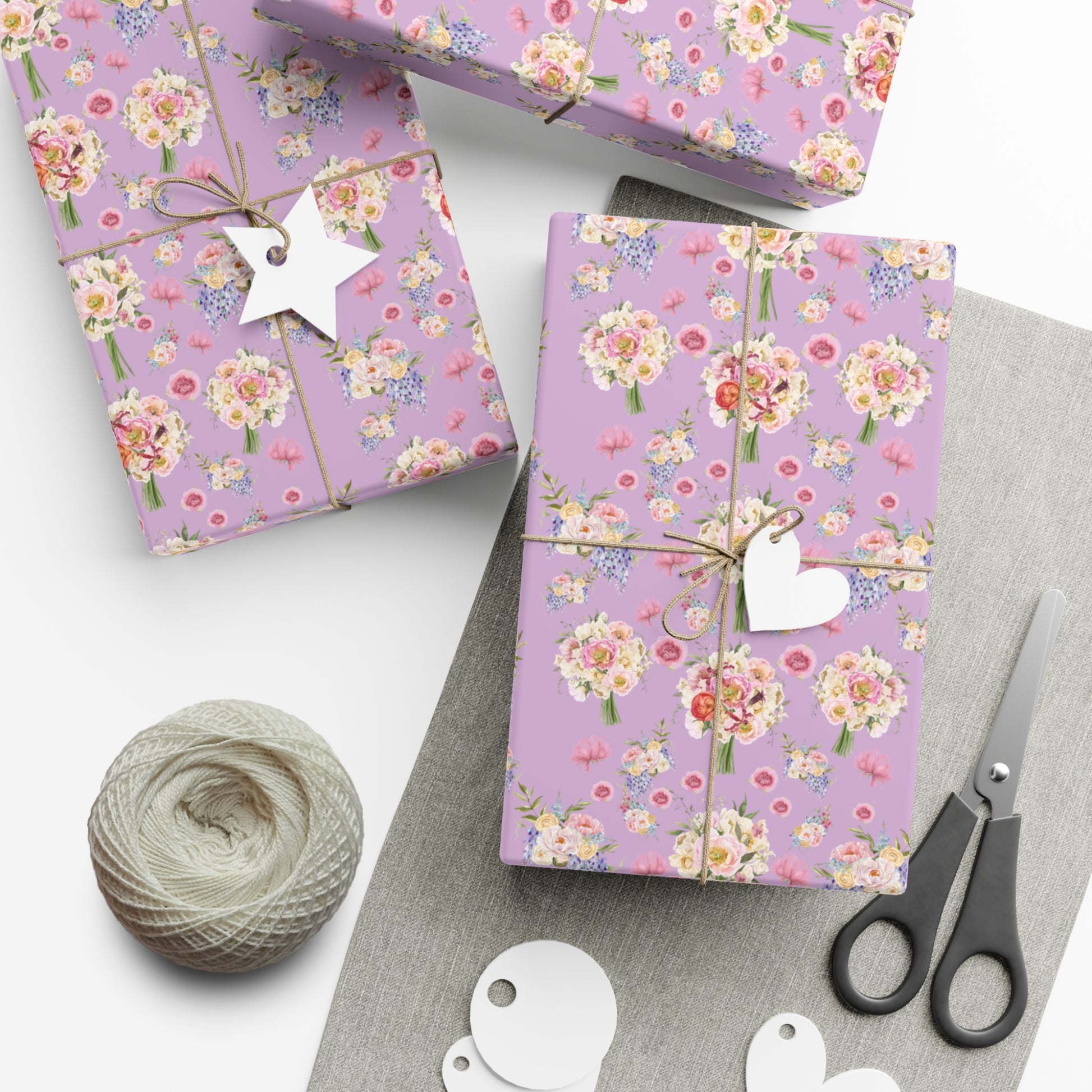 Lavendar Floral Bouquets for Weddings, Birthdays, and All Occasions | Premium Fresh Flowers Gift Wrap | Perfect Gift for Every Celebration | Mother's Day Gift for Her - MRSBYVALLE