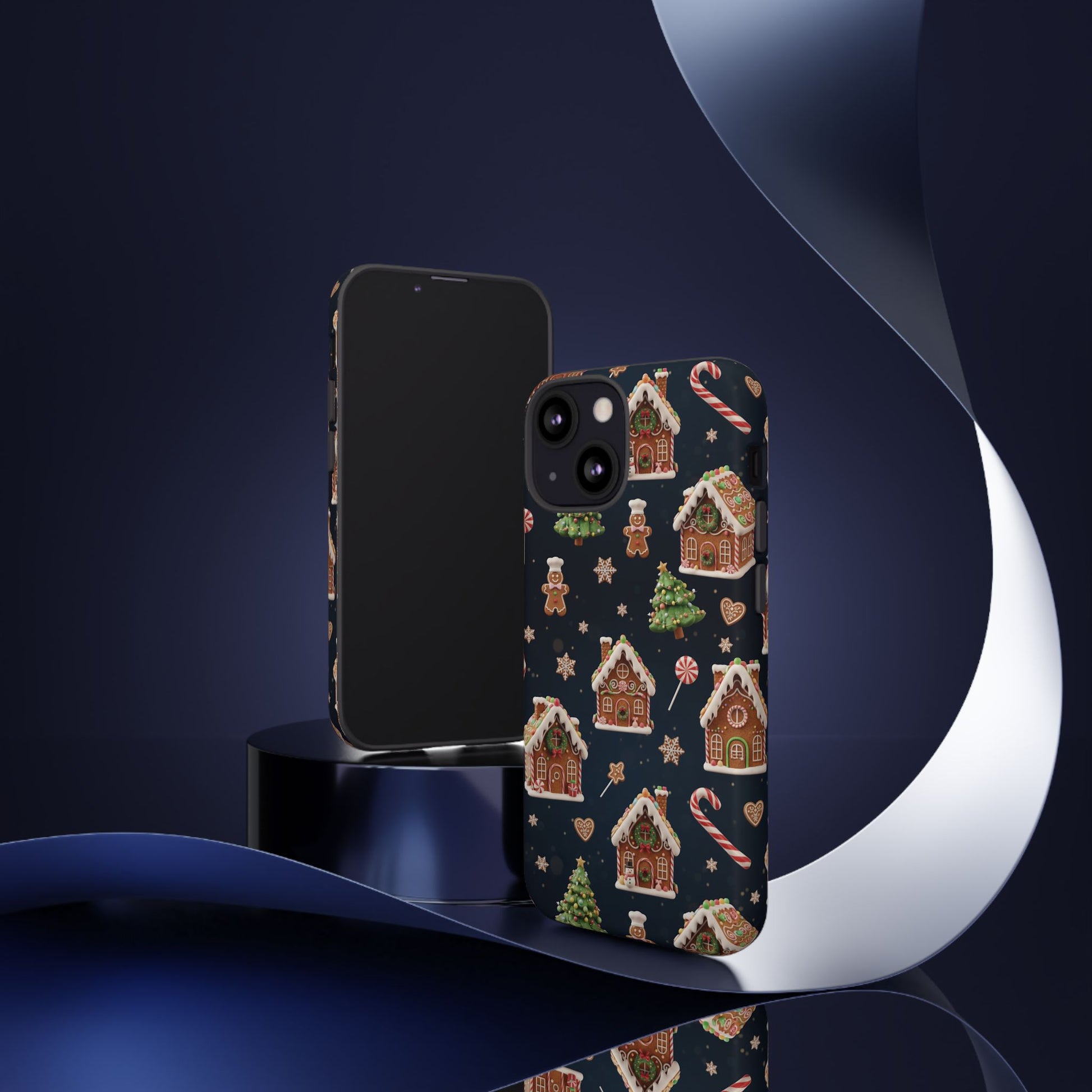 3D Gingerbread House Christmas Phone Case | Premium Holiday Gift Cover for iPhone 17, iPhone, and Samsung Galaxy Gift for Her or Him