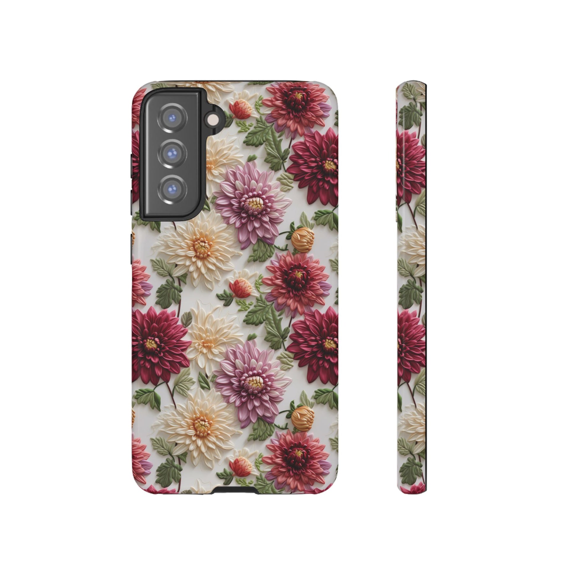 Floral Fall Phone Case for iPhone 16 pro15 14 13 12  21 23 Samsung, and Pixel | Stylish Protective Cover Gift for Her Perfect for Floral Lover