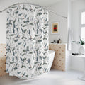 Botanical Floral Shower Curtain — Botanical Floral Bathroom Decor Housewarming Gift