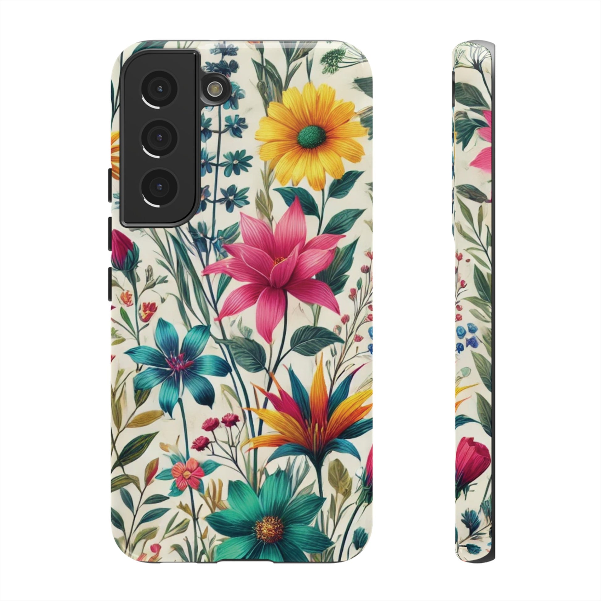 Wildflowers Boho Chic Design Phone Case - Stylish, Protective Cover for All Models Gift for Mom Accessory Gift for Her