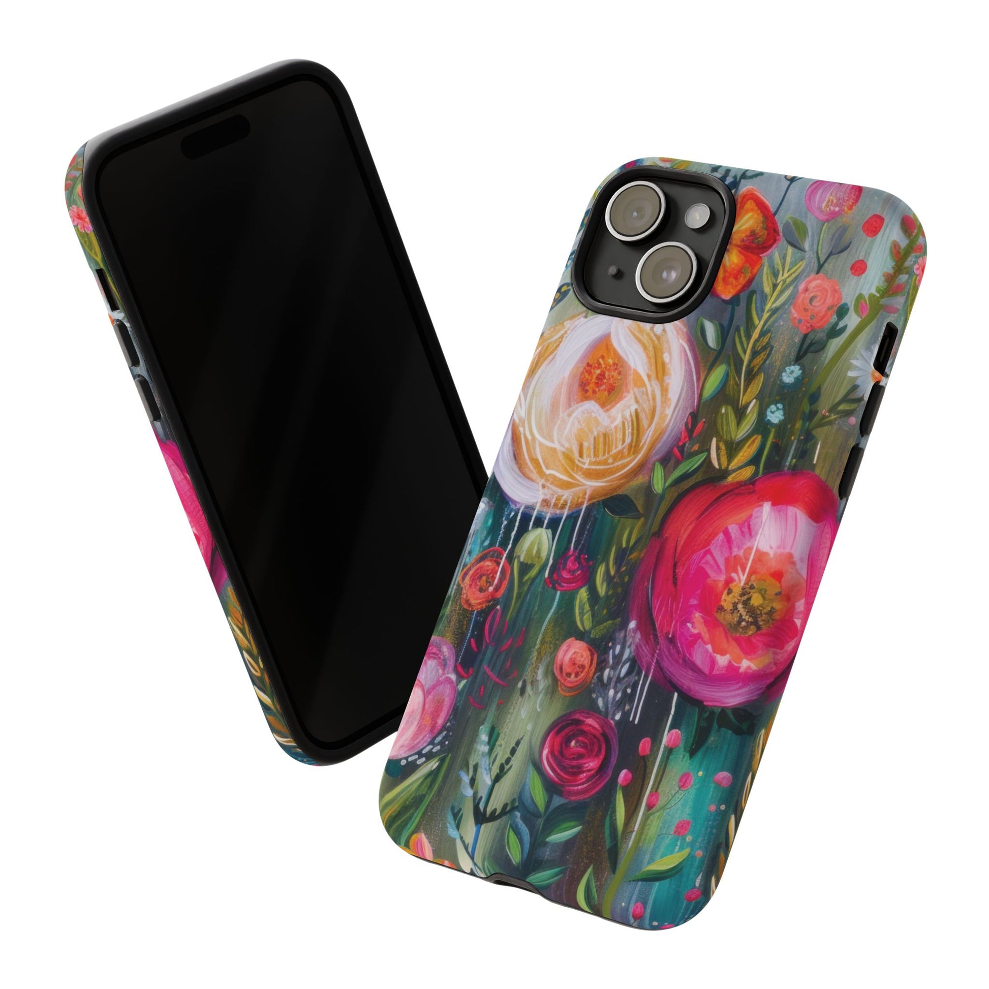 Watercolor Boho Floral Phone Case for iPhone 17 case Samsung, and Pixel | Stylish Protective Cover Gift for Her Perfect for Floral Lover