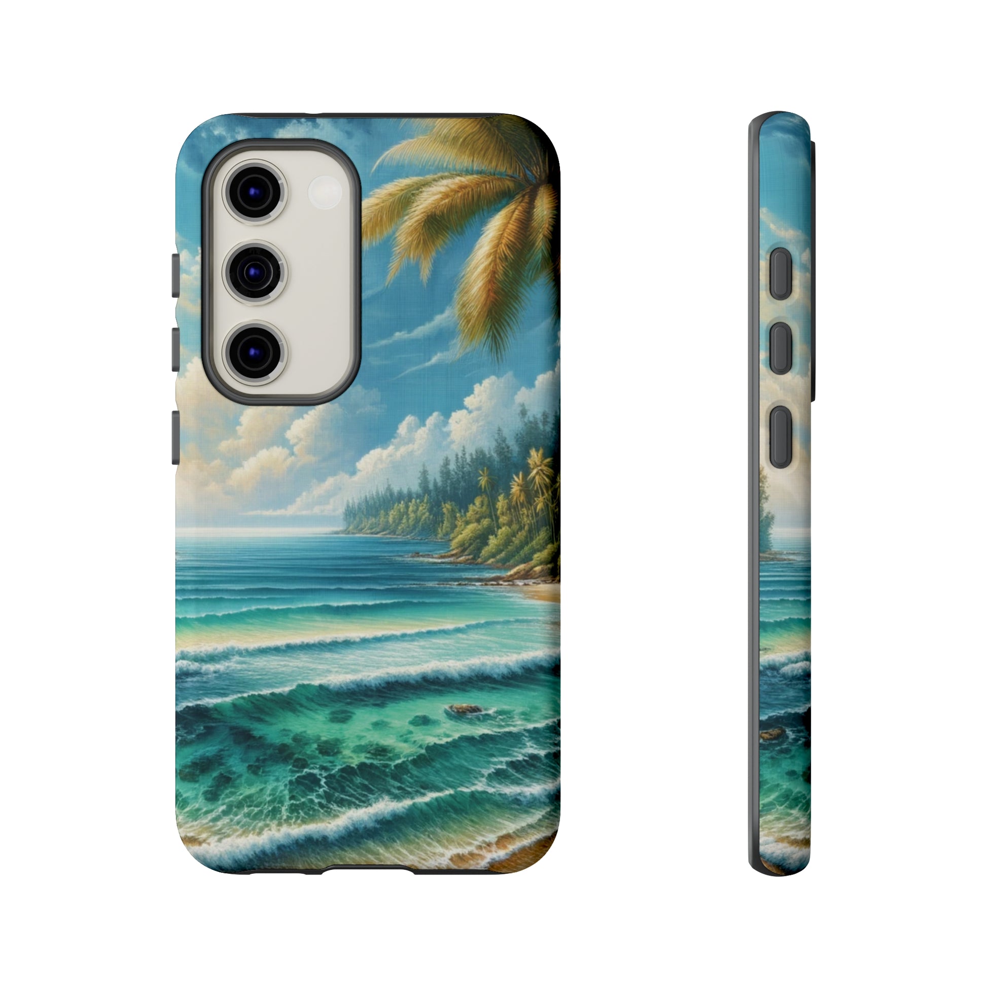 Coastal Serenity Ocean Beach View Protective Phone Case Gift for Her Phone 15, Samsung iPhone Samsung Gift for Her Case iPhone 15, Samsung iPhone Samsung Accessory Gift for Her.