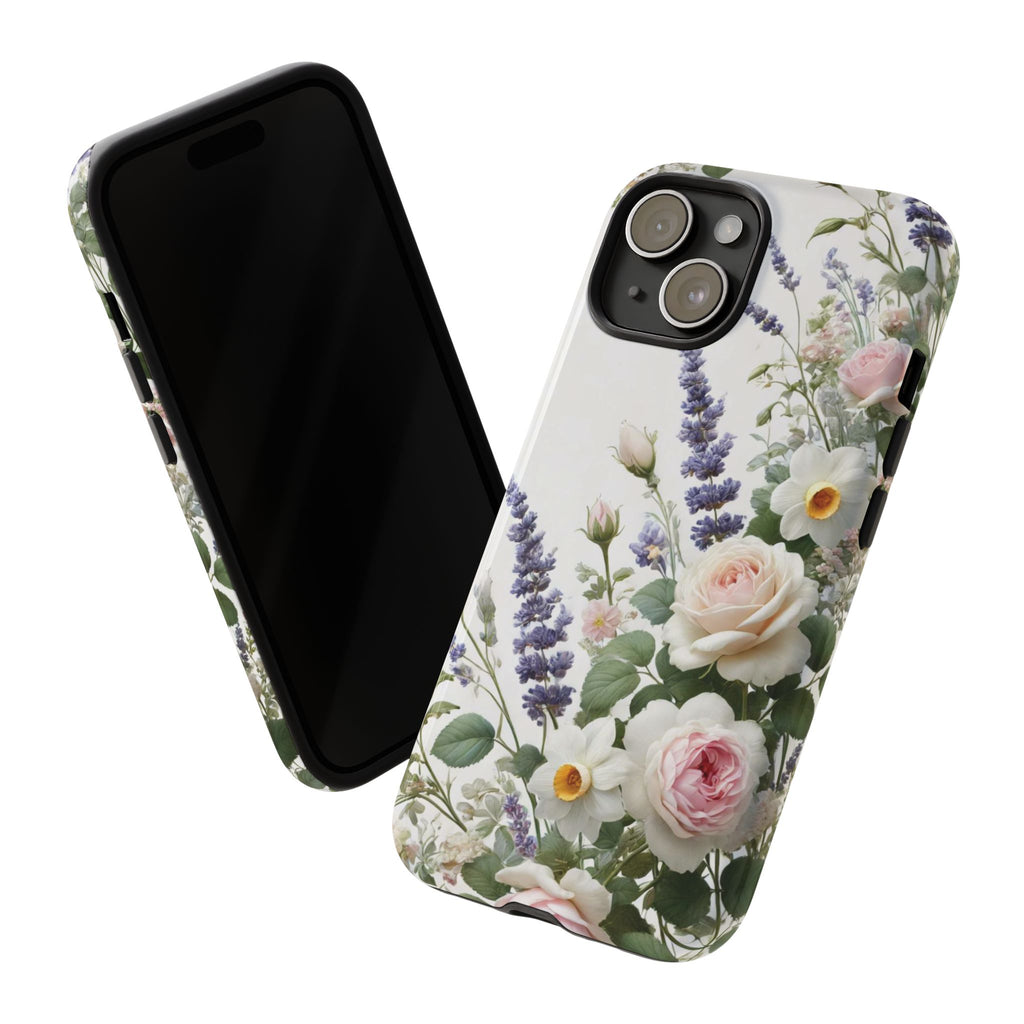Boho Floral Fall Phone Case for iPhone 17,16  21 23 Samsung, and Pixel | Stylish Protective Cover Gift for Her Perfect for Floral Lover