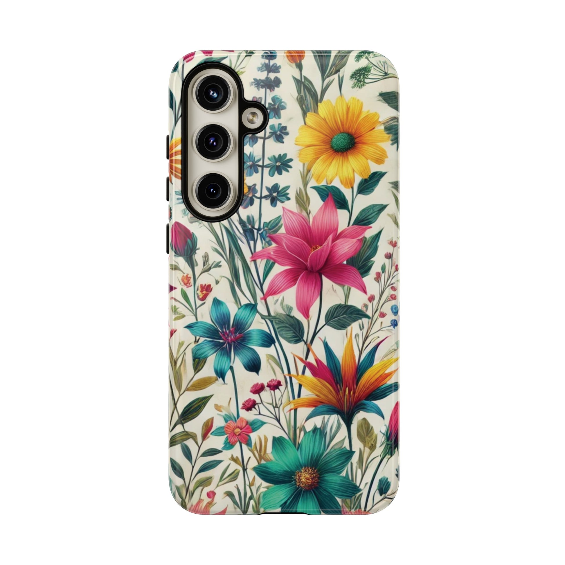 Wildflowers Boho Chic Design Phone Case - Stylish, Protective Cover for All Models Gift for Mom Accessory Gift for Her