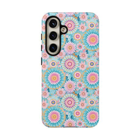Boho Modern Watercolor Abstract Phone Case Compatible with iPhone, Samsung & More - Stylish, Durable Protection with Vibrant Artistic Design Perfect Gift for Her