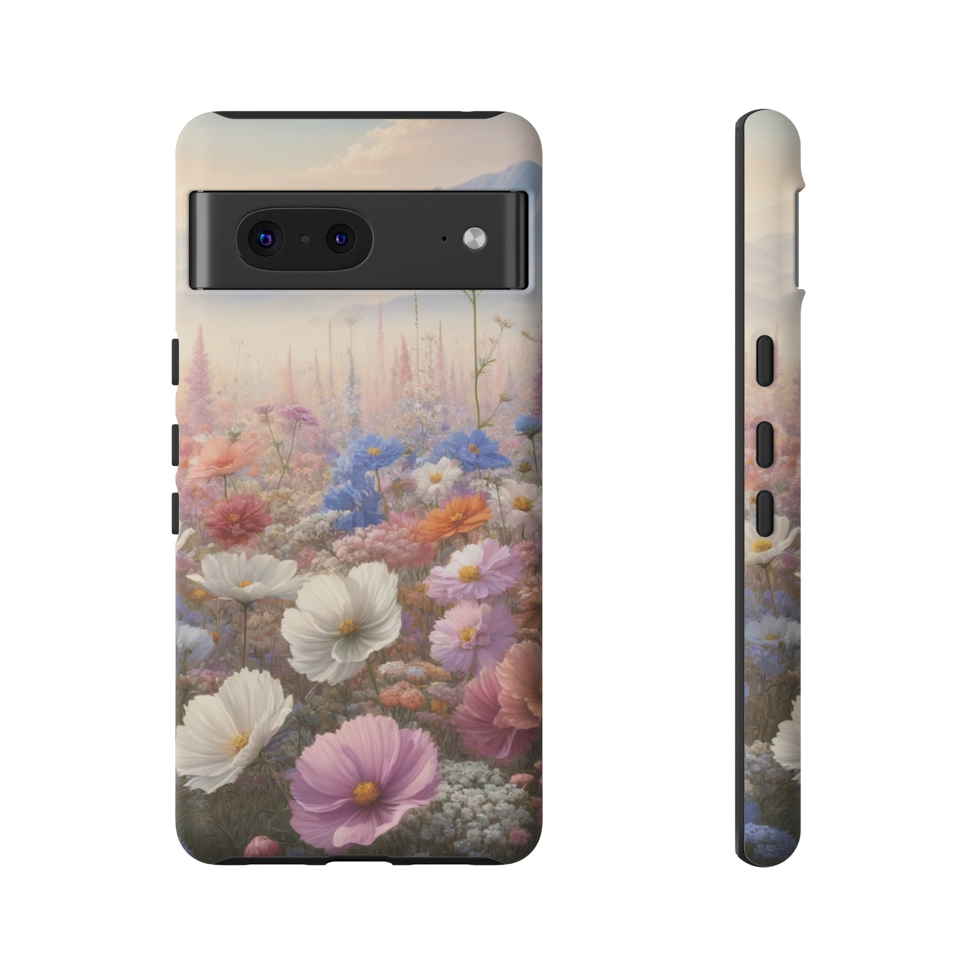 Phone Case Floral Boho Luxury Tough Case Floral Elegant Durable Stylish for Modern Devices iPhone 15, Samsung iPhone Samsung Accessory Gift for Her.