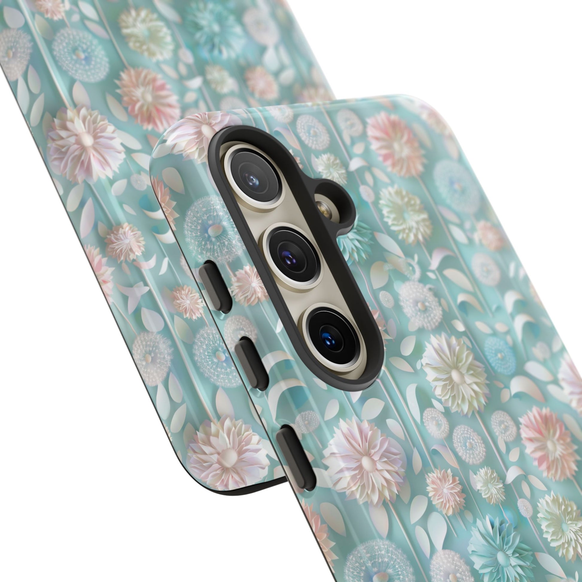 Pastel Floral Phone Case for iPhone & Samsung | Elegant and Slim Design with Shockproof Protection | Durable, Scratch-Resistant, and Lightweight | Stylish Accessory