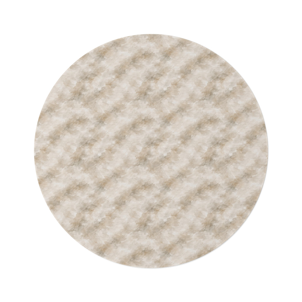 Tapis rond de luxe Atelier — Accent décoratif de sol haut de gamme
