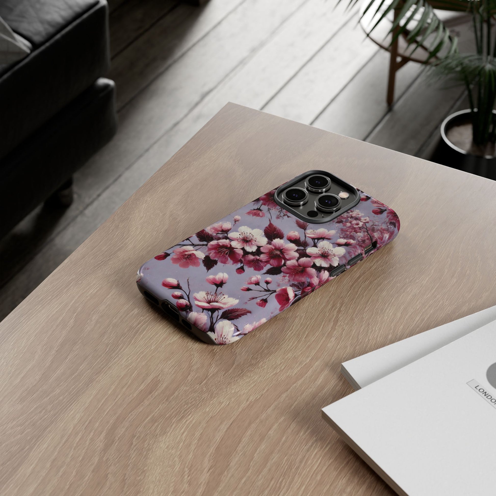 Lavender Floral Fall Phone Case for iPhone 16 pro15 14 13 12  21 23 Samsung, and Pixel | Stylish Protective Cover Gift for Her Perfect for Floral Lover - MRSBYVALLE