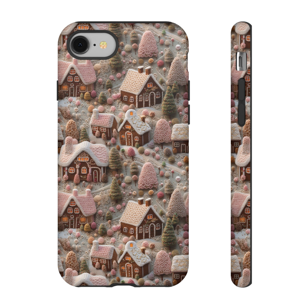 Gingerbread House 3D Phone Case Durable for iPhone Samsung Gift iPhone 15, 14, 13 Samsung Pixel Gift for Mom Accessory Gift for Her