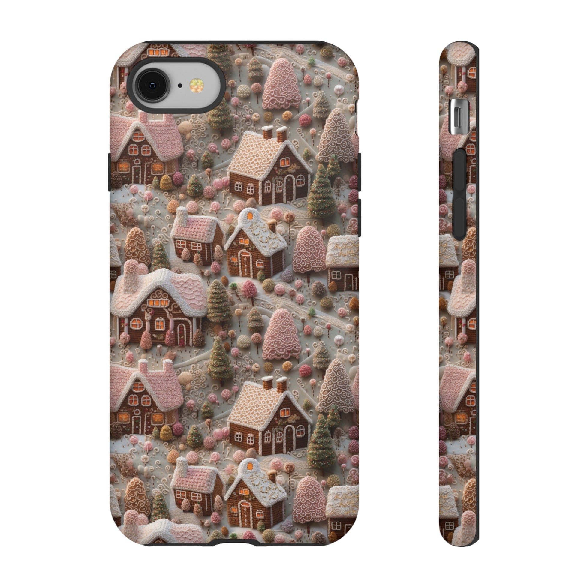 Gingerbread House 3D Phone Case Durable for iPhone Samsung Gift iPhone 15, 14, 13 Samsung Pixel Gift for Mom Accessory Gift for Her