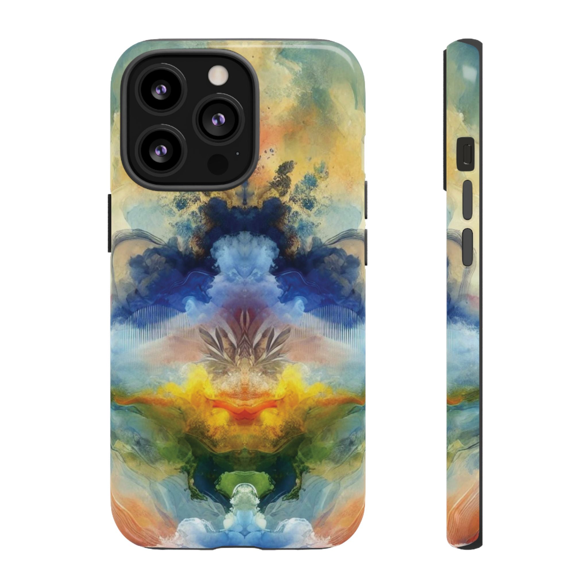 Modern Watercolor Abstract Phone Case Compatible with iPhone, Samsung & More - Stylish, Durable Protection with Vibrant Artistic Design Perfect Gift for Her