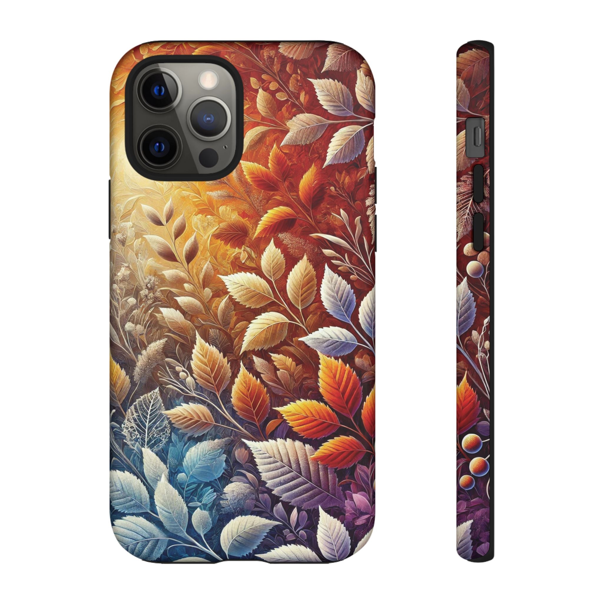 Beautiful Colorful Leaves Phone Case Vibrant Autumn Design for iPhone & Samsung, Durable Protection with Eye Catching Style, Perfect for Nature Lovers & Seasonal Charm Gift for Her